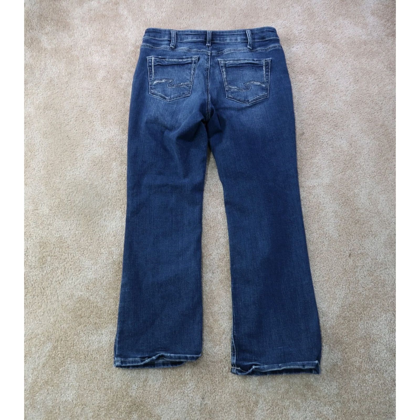 Silver Jeans Co. Silver Jeans Suki Bootcut Jeans Women 33x31 Blue Denim Stretch Regular 5-Pocket Style Vintage: No Size 24" / US 00 / IT 34 - 7 Thumbnail