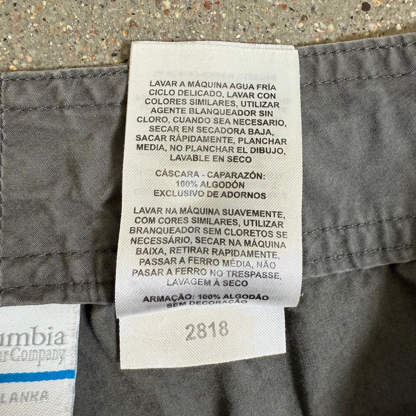 Columbia Columbia Women’s Cargo Shorts Gray 14 12L Hiking 100% Cotton Size 34" / US 12 / IT 48 - 5 Thumbnail