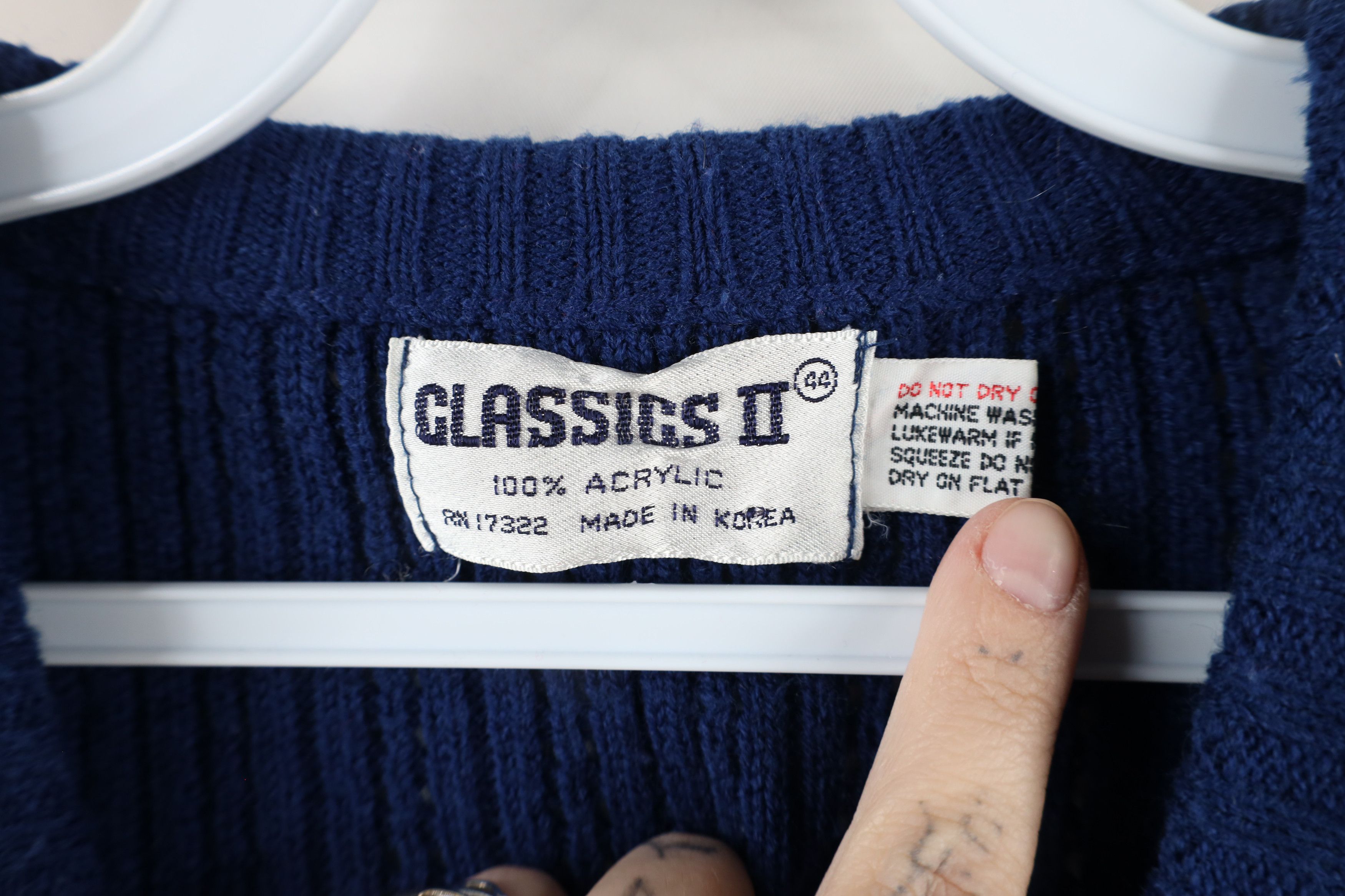 Vintage Vintage 70s Streetwear Ribbed Knit Cardigan Sweater Vest Size M / US 6-8 / IT 42-44 - 7 Thumbnail