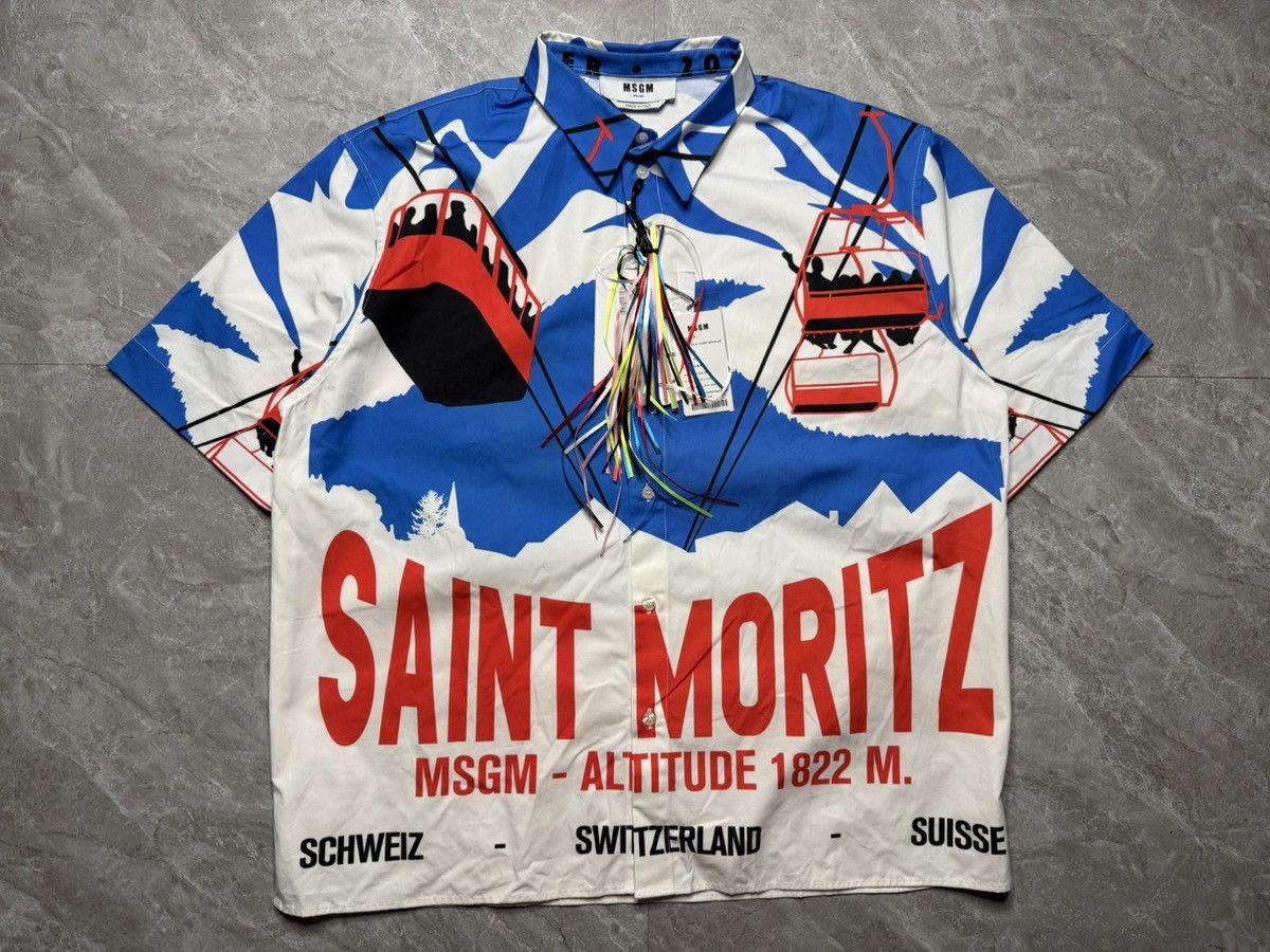 MSGM Msgm Hiver 2021 St Moritz Buttondown Size US XL / EU 56 / 4 - 1 Thumbnail