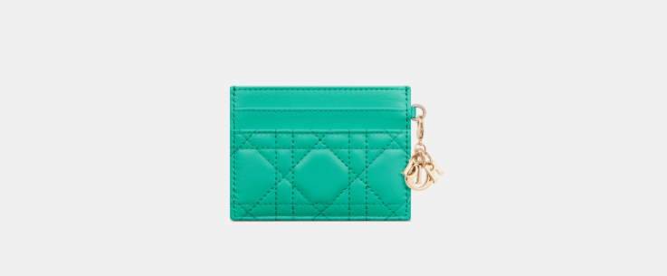 Dior o1w1db10525 S0974O Size : OS / Card Holder in Aquamarina Size ONE SIZE - 2 Thumbnail