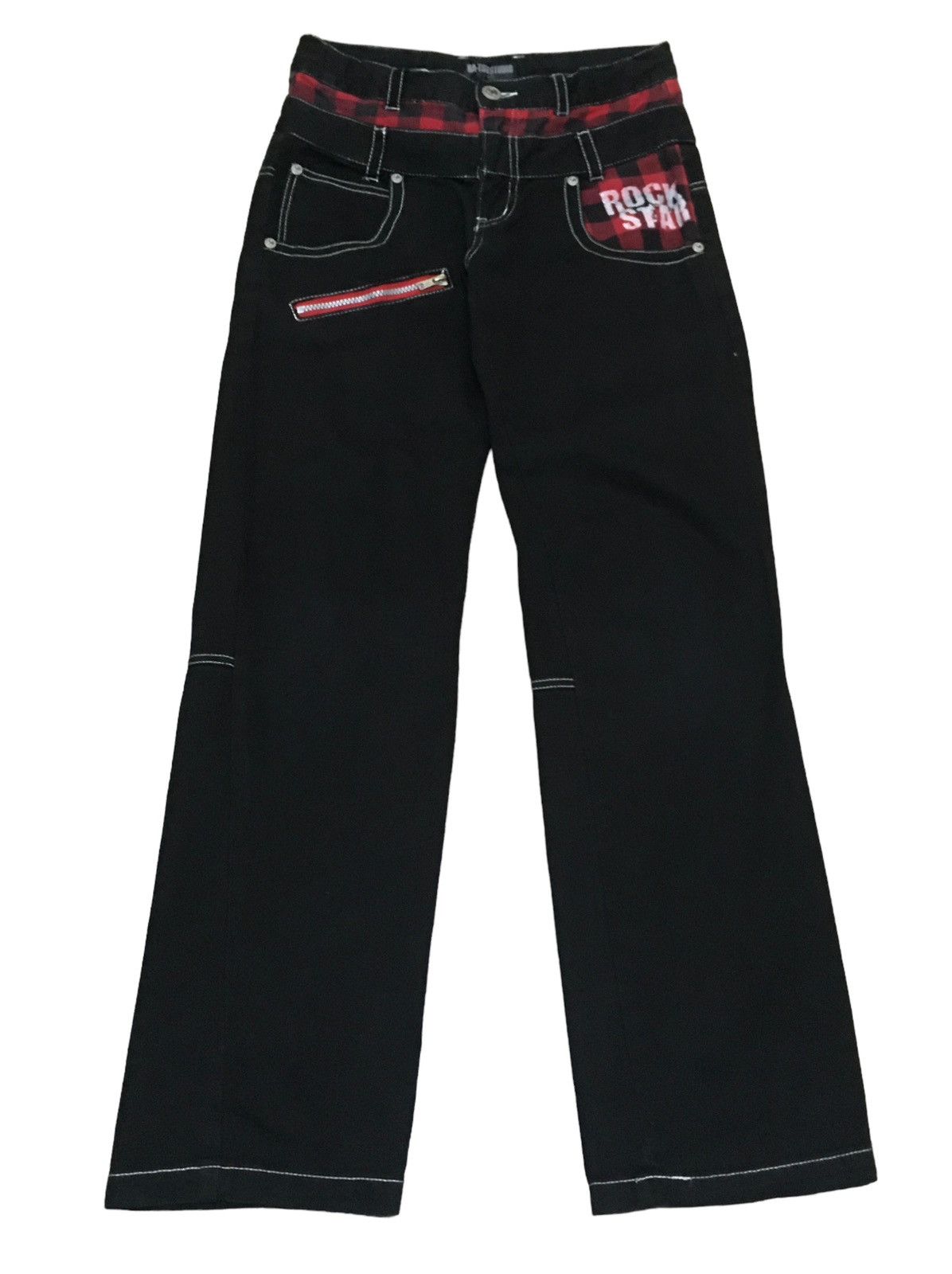 image of Avant Garde x Vintage Design Vintage Brand Ba-Tsu Studio Bondage Pants 1990S in Black (Size 28)