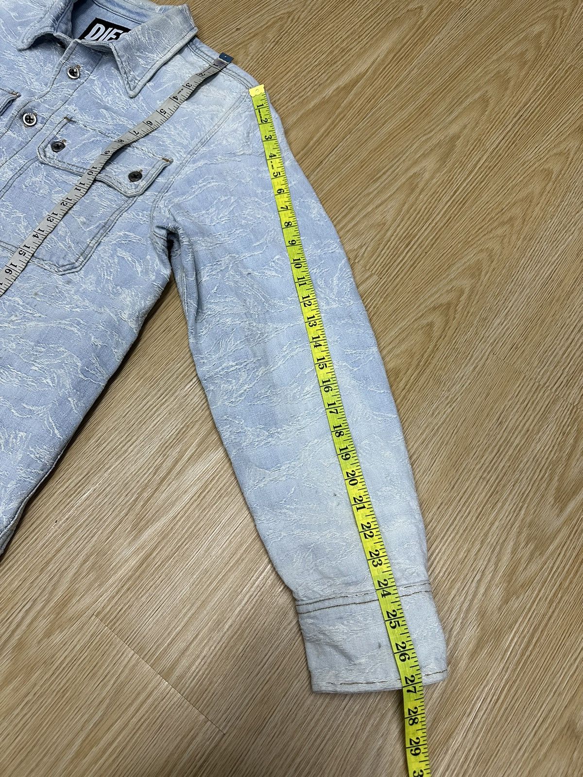 Diesel Diesel Denim Wave Dirty Design Denim Jacket Z08 Size US M / EU 48-50 / 2 - 13 Thumbnail