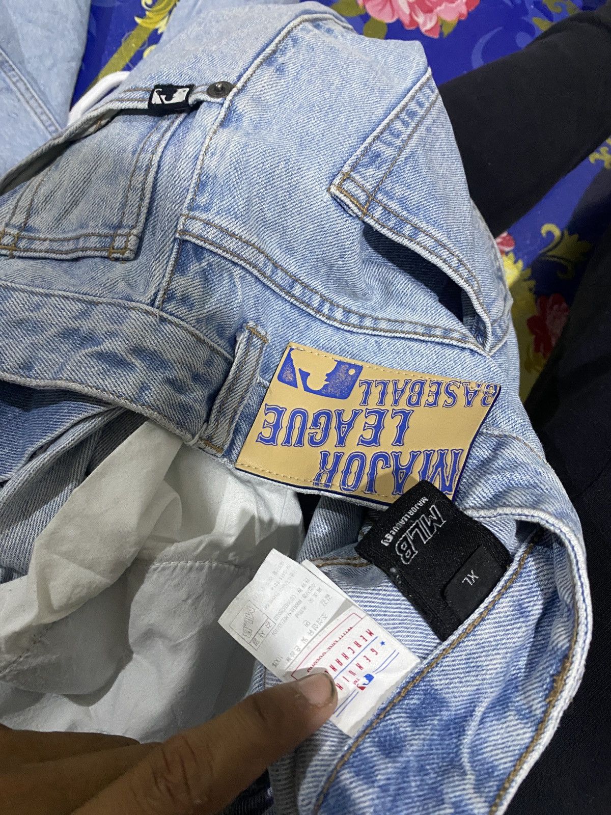 MLB Jeans MLB Blue Size US 33 - 3 Thumbnail