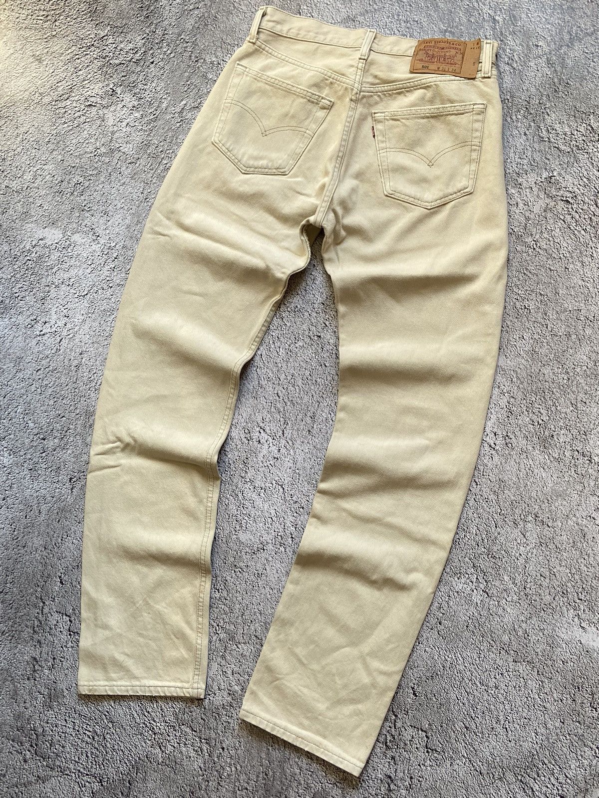 Levi's × Vintage Levi’s Distressed Vintage Denim Pants Made In USA Dirty Faded Size US 32 / EU 48 - 4 Thumbnail