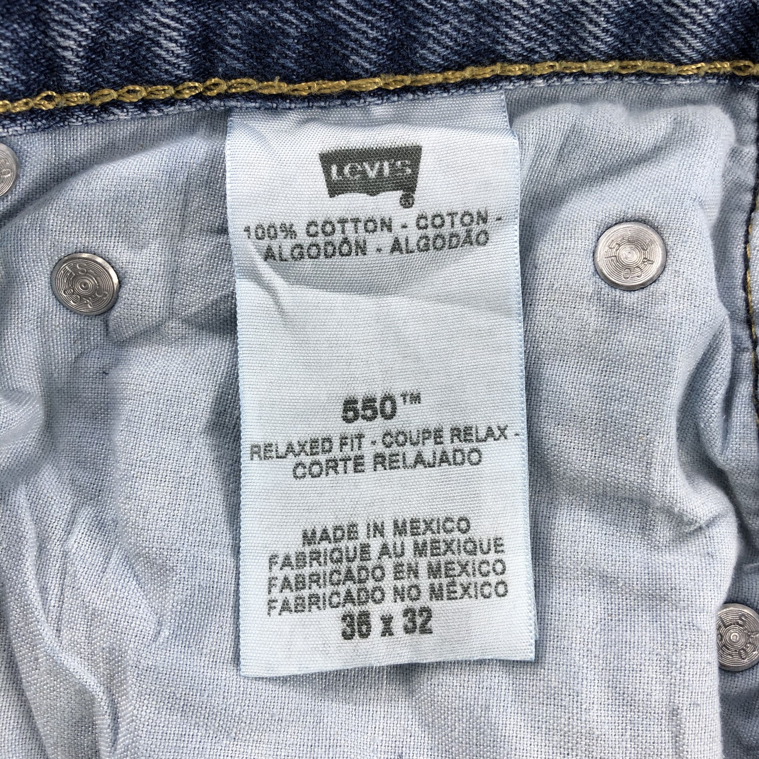 Levi's × Vintage Vintage Blue Wash Levis 550 Jeans-JM1766 Size US 36 / EU 52 - 9 Thumbnail
