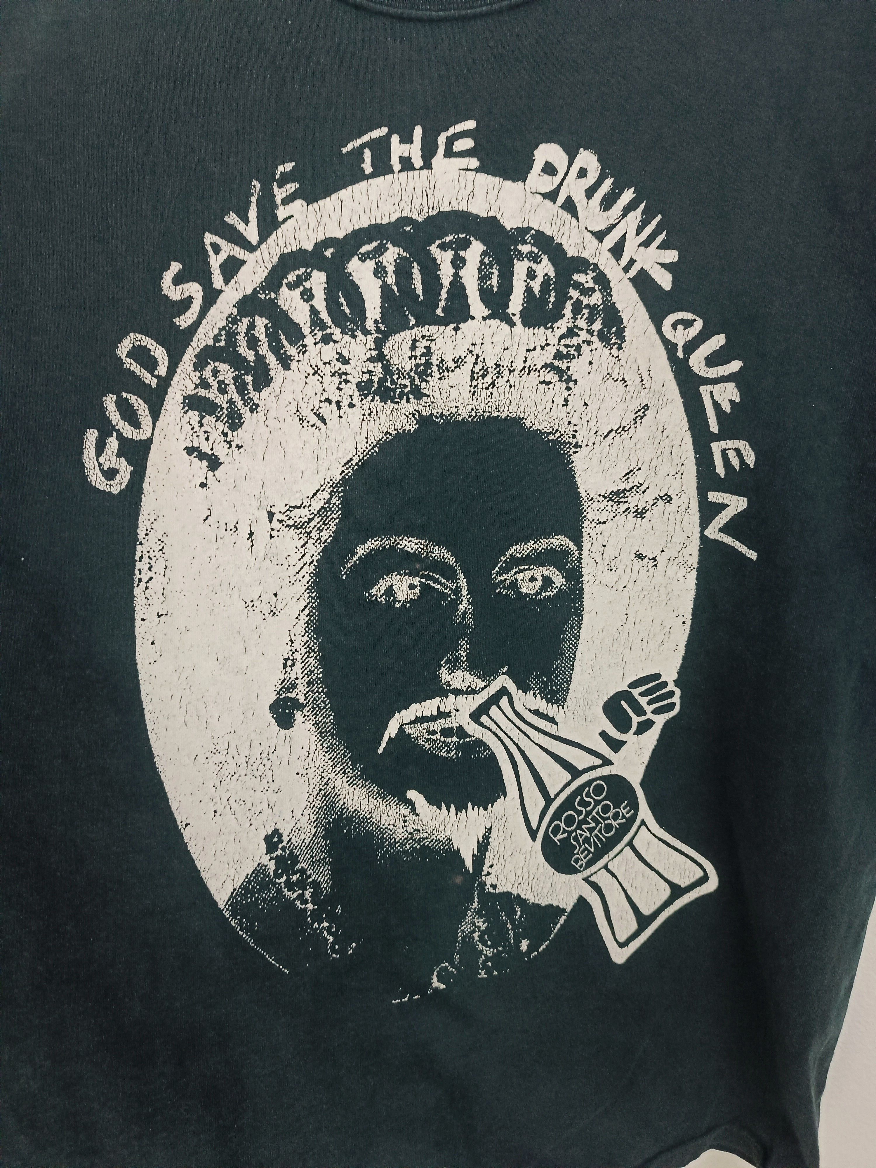 Vintage VINTAGE GOD SAVE THE DRUNK QUEEN FUNNY SEX PISTOLS PUNK RARE Size US S / EU 44-46 / 1 - 10 Thumbnail