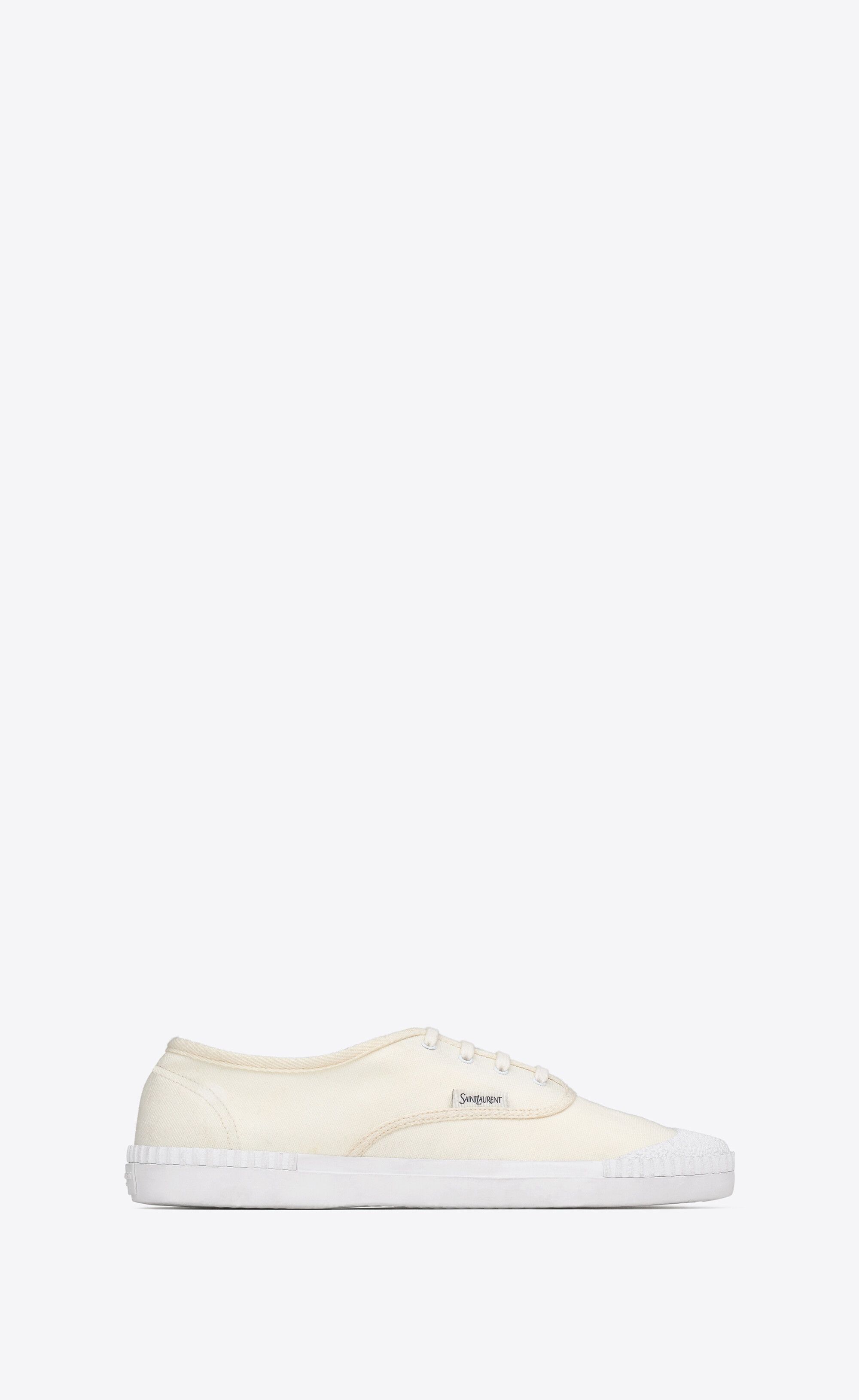 o1bcso1str1225 Wes Sneakers In Canvas in White