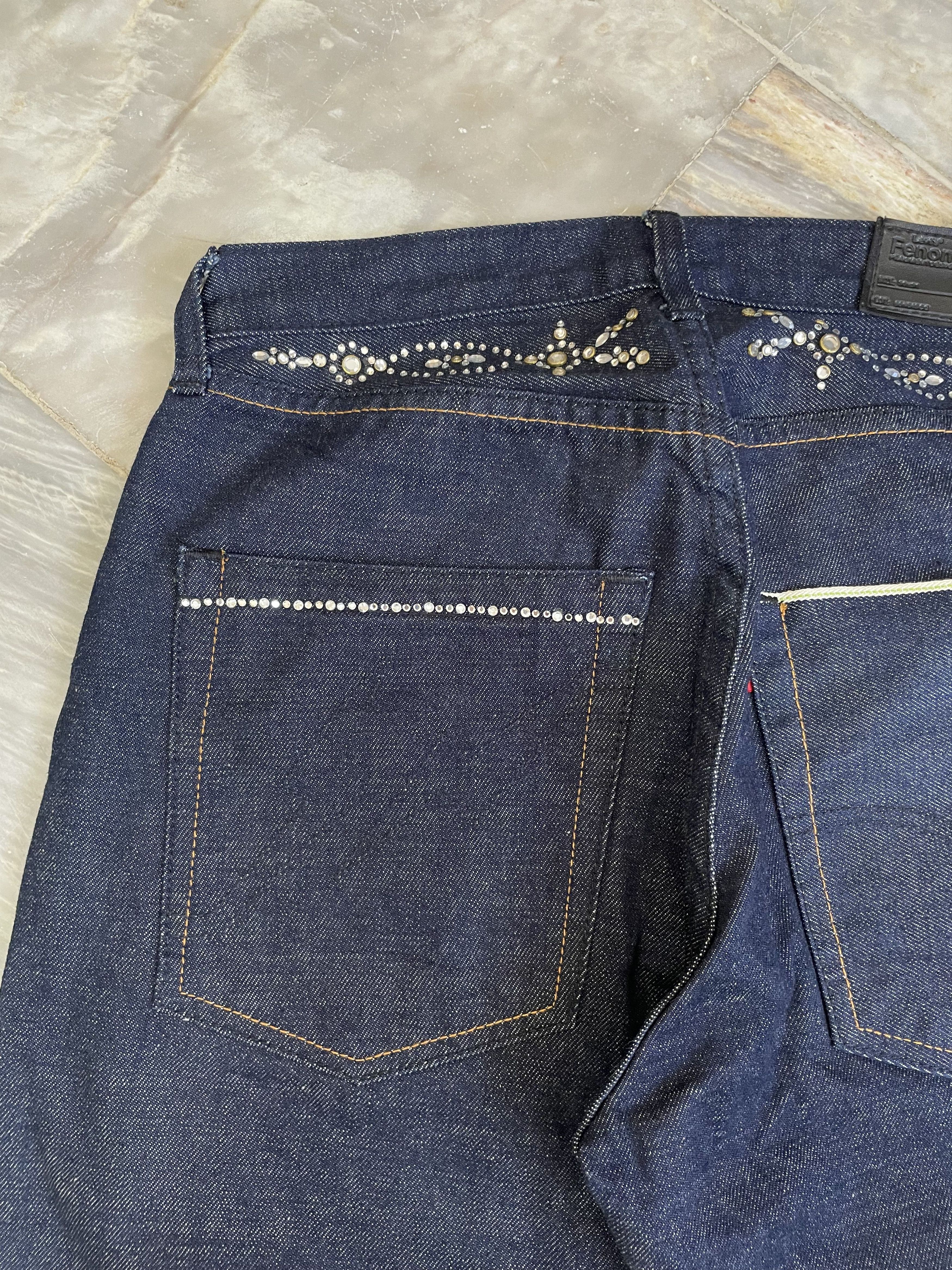 Fragment Design × Levi's Levis Fenom x Mastermind Japan - Denim Selvedge Pants Size US 30 / EU 46 - 5 Thumbnail