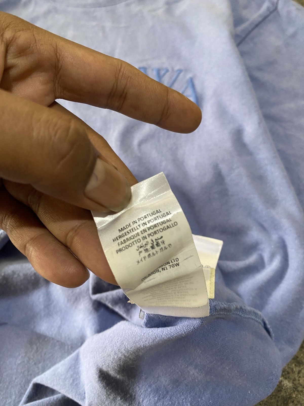 JW Anderson J.W.Anderson Denime Blue Short Sleeve T-Shirt Size US M / EU 48-50 / 2 - 5 Thumbnail