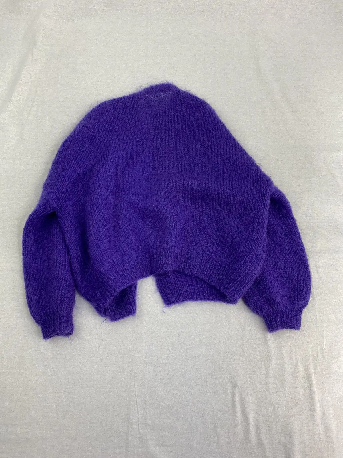 Vintage Vintage hand knit Mohair cardigan Size US M / EU 48-50 / 2 - 2 Thumbnail
