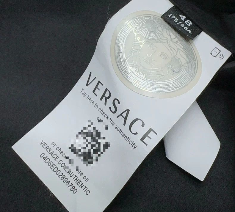 Versace Versace Baroque print zip-up stand-up collar jacket coat Size US M / EU 48-50 / 2 - 4 Thumbnail