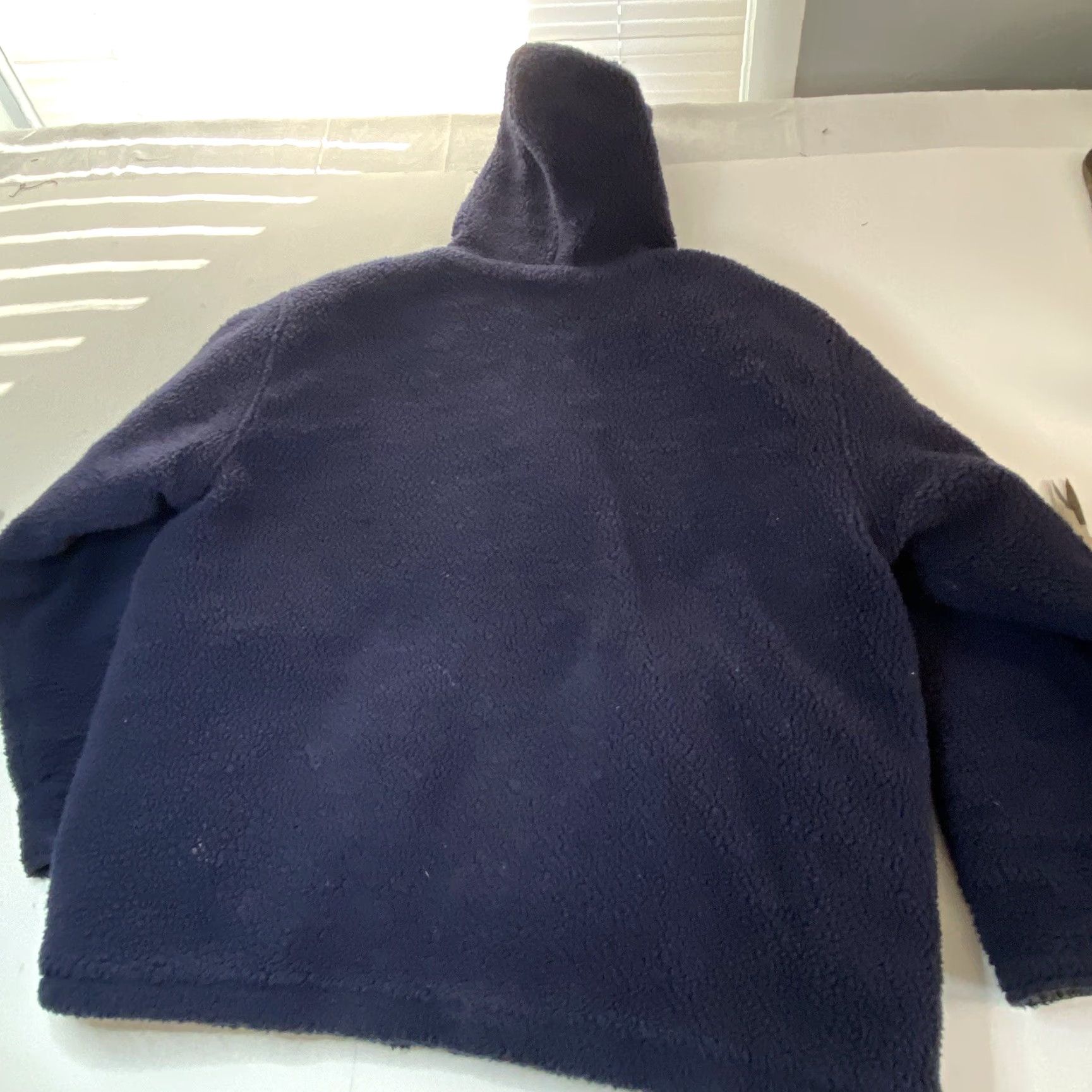 Vintage Structure Men’s Large Dawn Sherpa Fleece Jacket Full Zip Hoodie Size US XL / EU 56 / 4 - 7 Thumbnail