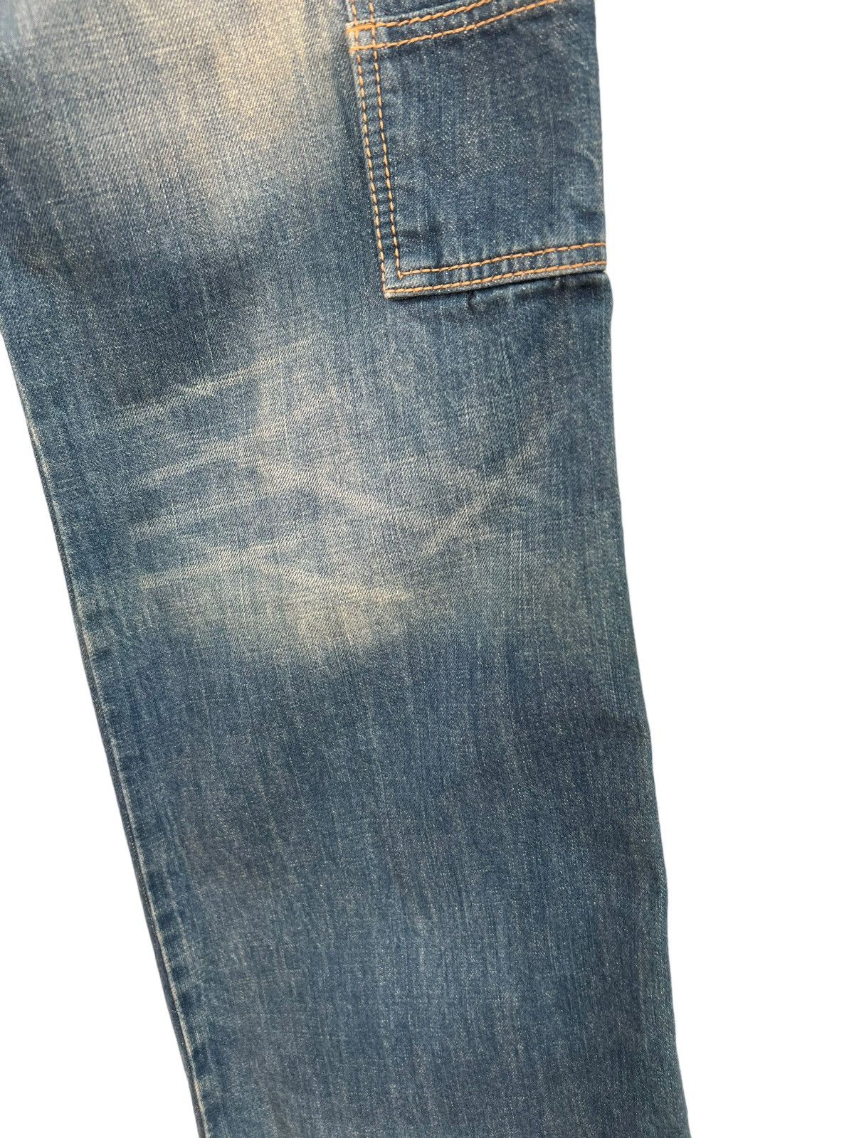 Vintage Vintage LB-03 Japan Dirty Muddy Denim Wide Leg Jeans Size US 30 / EU 46 - 21 Thumbnail