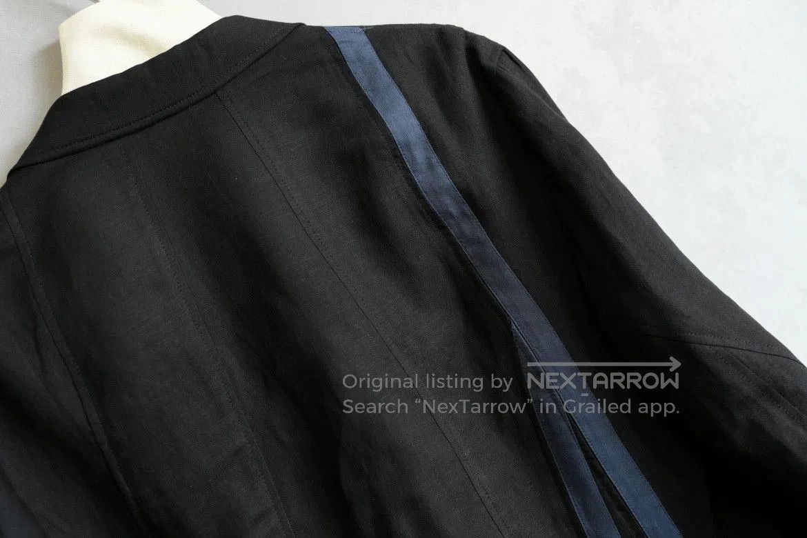 Yohji Yamamoto Sz 2 Yohji Yamamoto Pour Homme 16SS Stripe Patches Jacket. Size US M / EU 48-50 / 2 - 5 Thumbnail