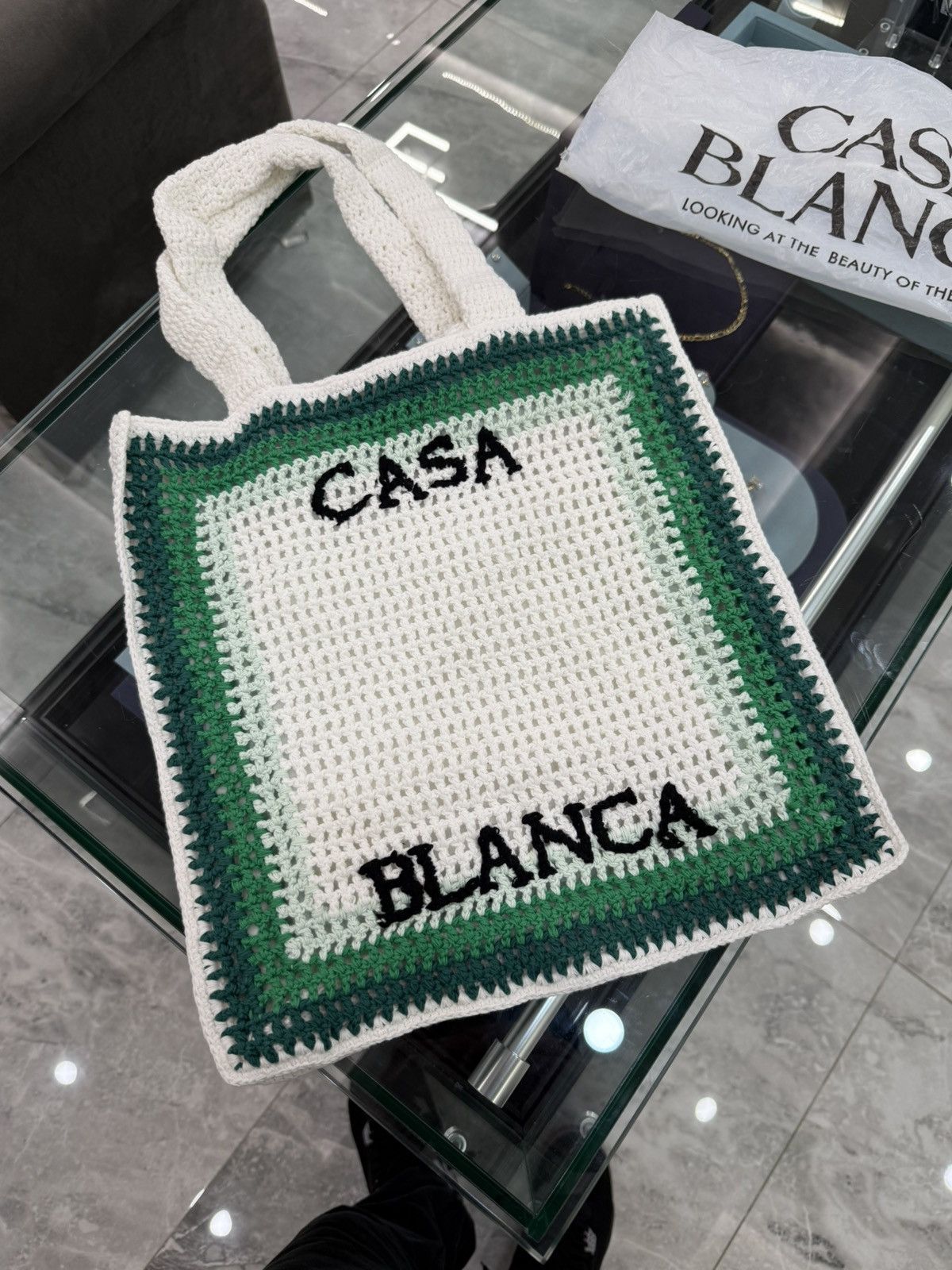 Casablanca Casablanca Knitted Tote Bag Size ONE SIZE - 4 Thumbnail