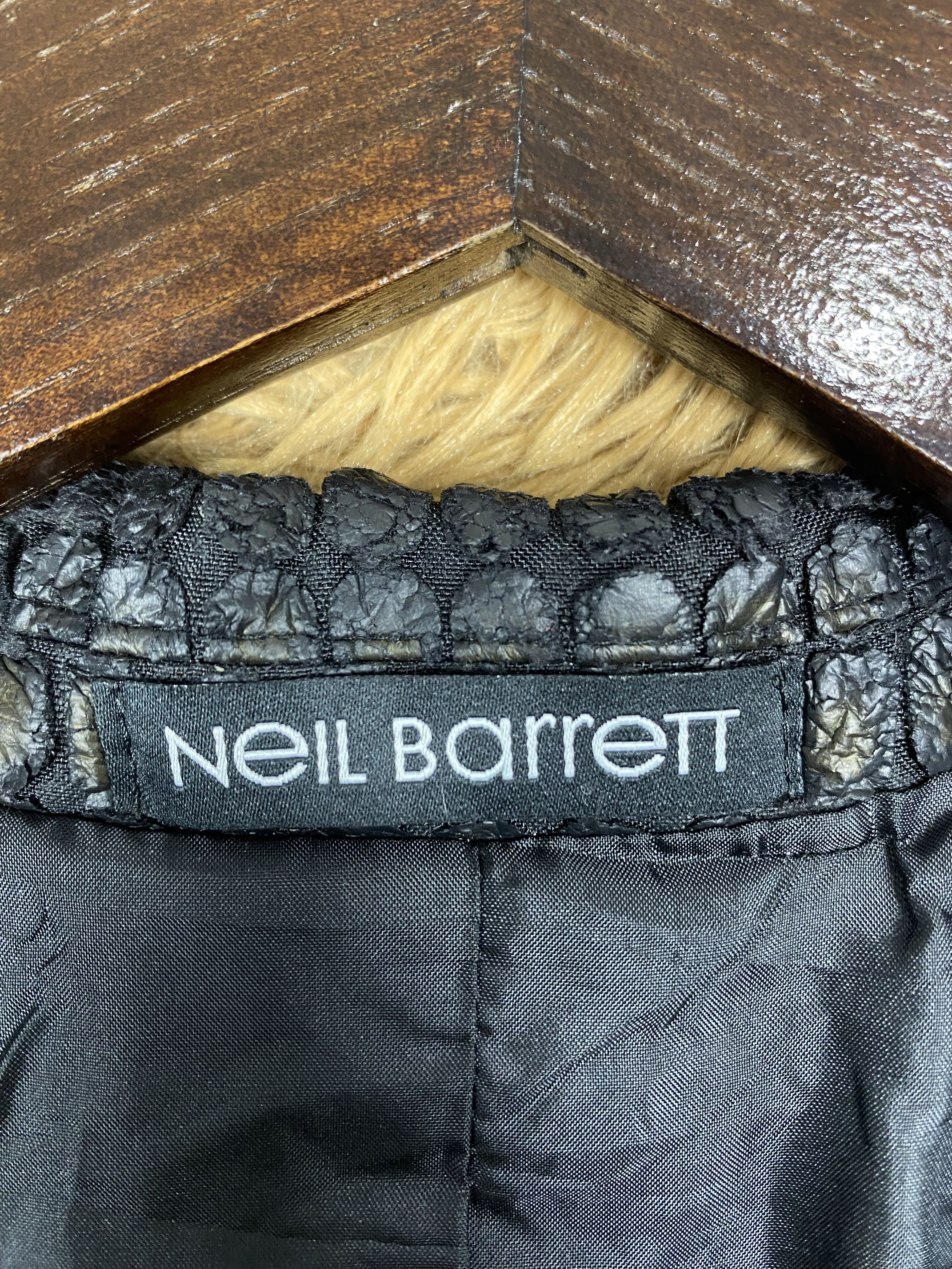 Neil Barrett Vintage Neil Barret Leather Jacket DJ0813 Size US XXL / EU 58 / 5 - 8 Thumbnail