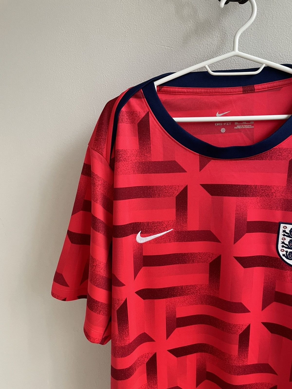 Vintage England 2023 2024 National Team Fotball Soccer Jersey Shirt Size US XXL / EU 58 / 5 - 3 Thumbnail