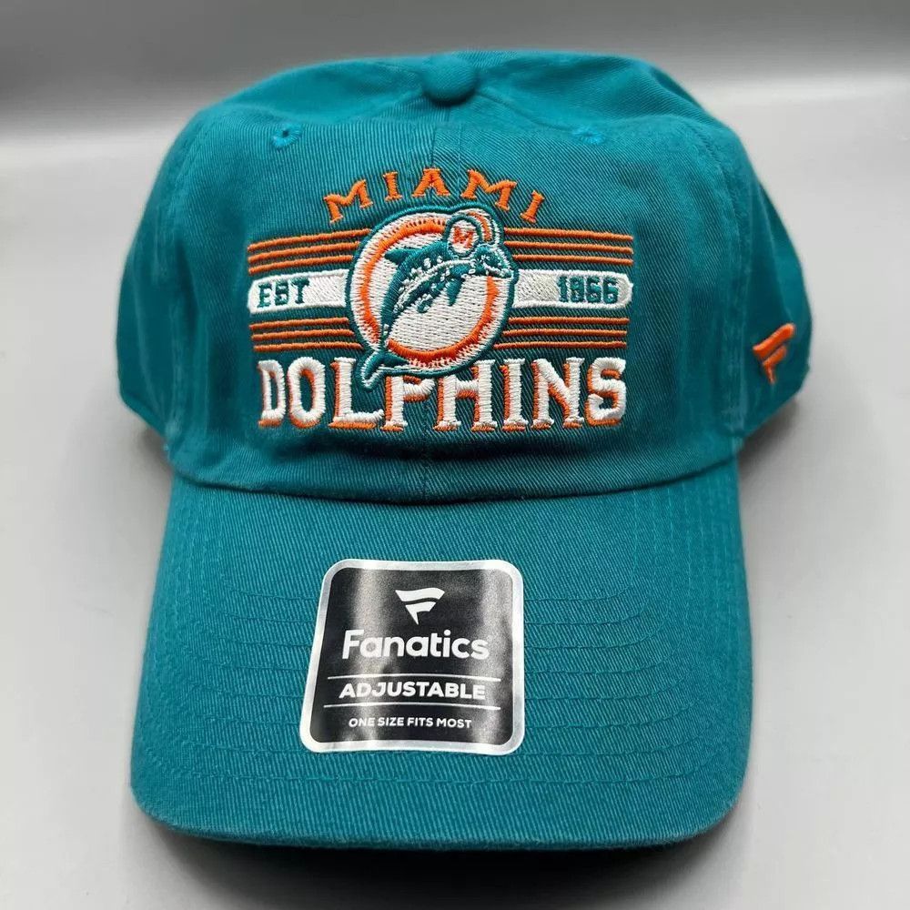 Other Miami Dolphins Hat Men Blue Fanatics NFL Strap Back Cap Size ONE SIZE - 1 Thumbnail