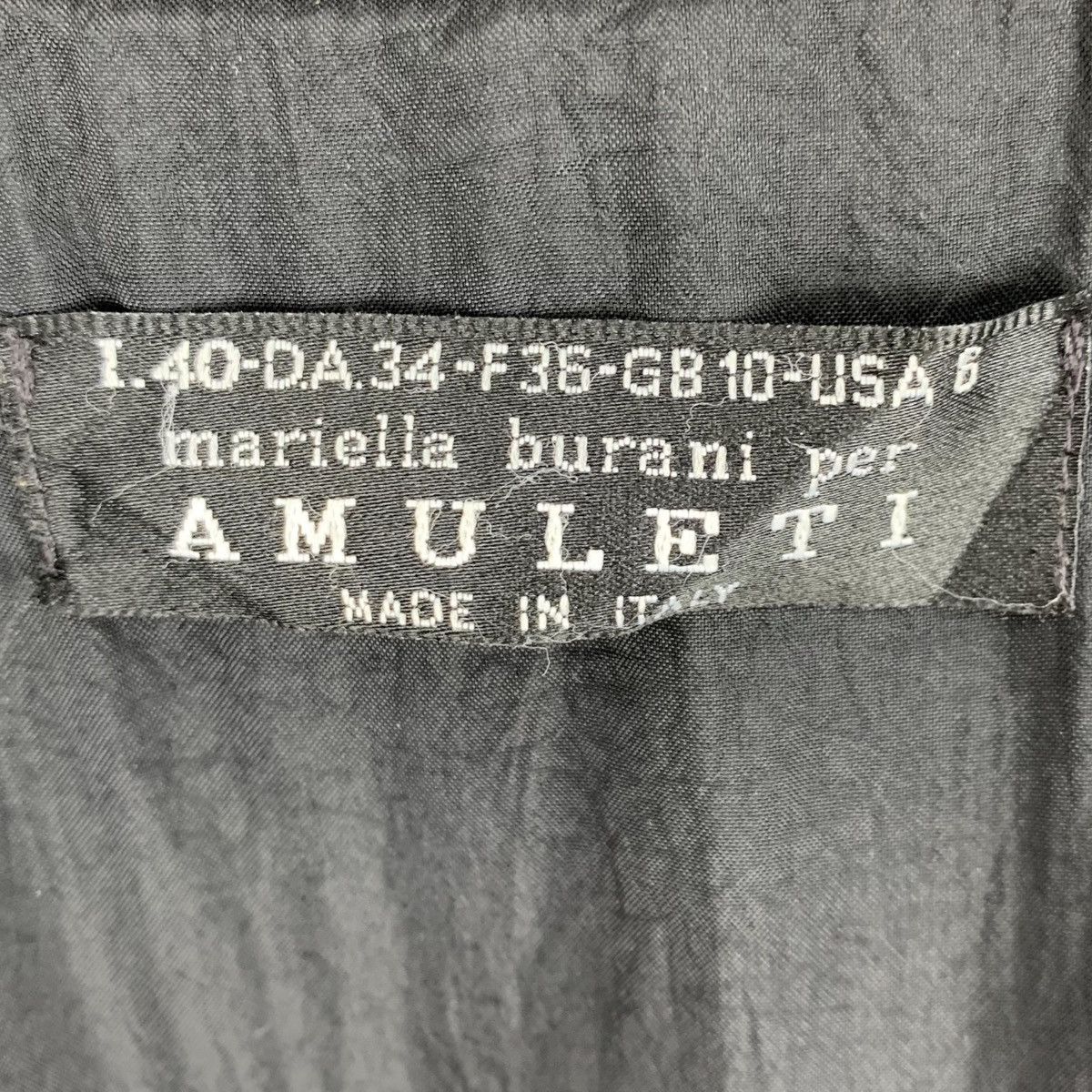 Designer Vintage MARIELLA BURANI Amuleti Italian Fashion Designer Size US L / EU 52-54 / 3 - 7 Thumbnail