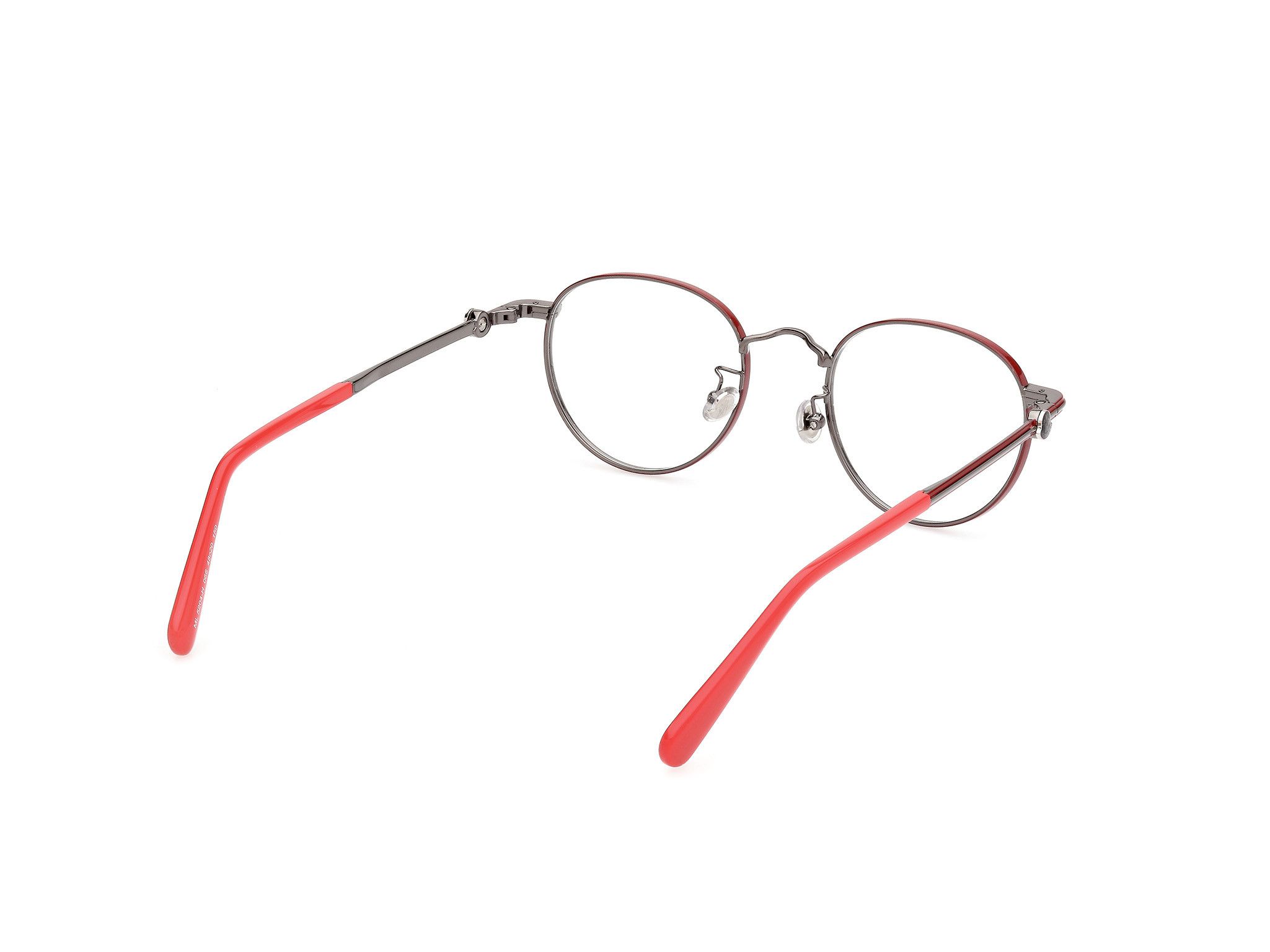 Moncler o1y0225 Size : OS / 48 mm Eyeglass Frame in Red/Silver Size ONE SIZE - 6 Thumbnail