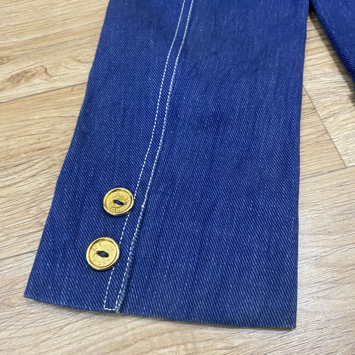 Celine 1990s Celine Blazers Denim Size M / US 6-8 / IT 42-44 - 13 Thumbnail