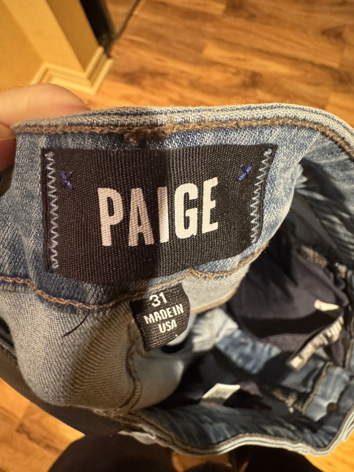Paige Paige Croft Jeans Size US 31 - 3 Thumbnail