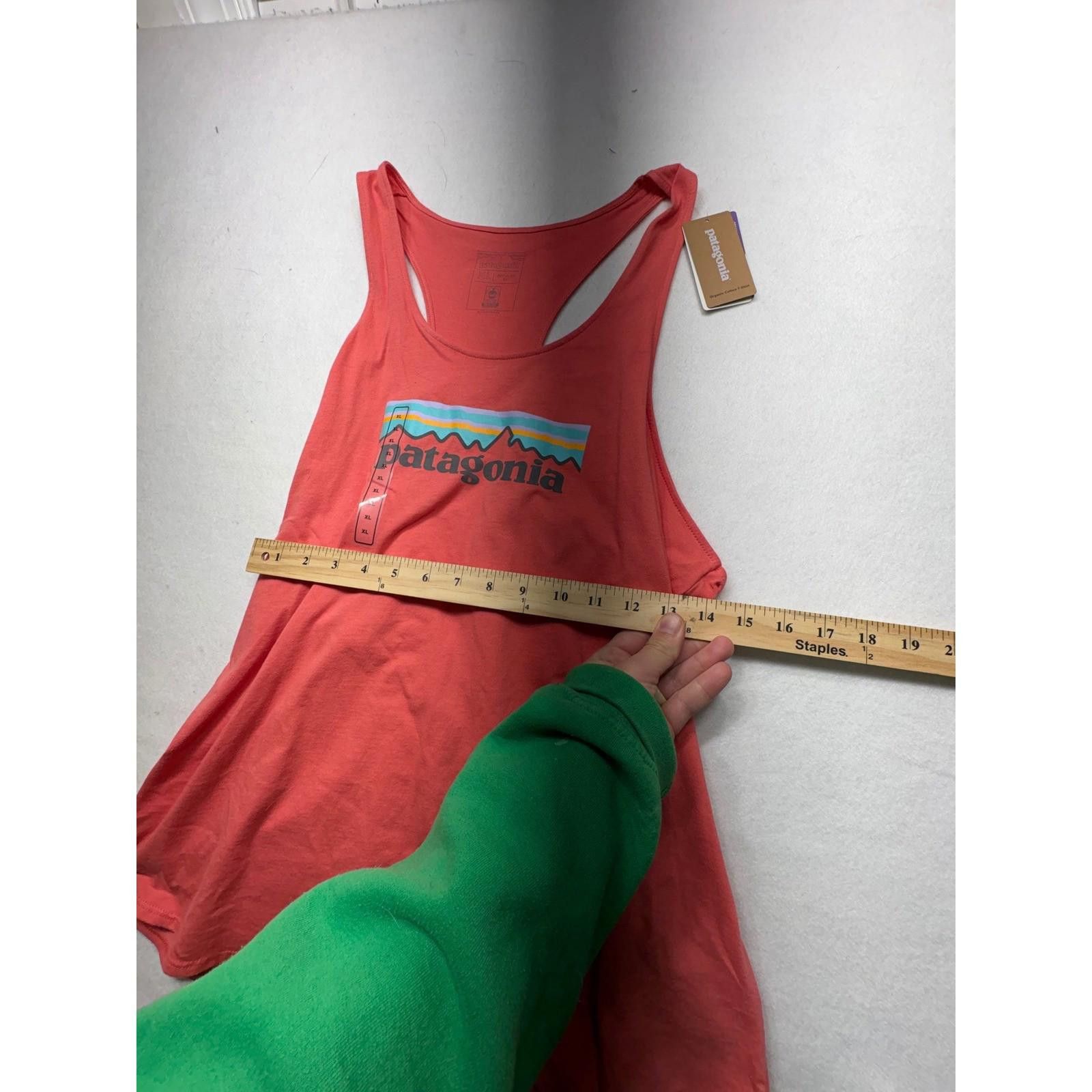 Patagonia Patagonia Women's Spiced Coral Organic P-6 Logo Tank Top XL Size XL / US 12-14 / IT 48-50 - 3 Thumbnail