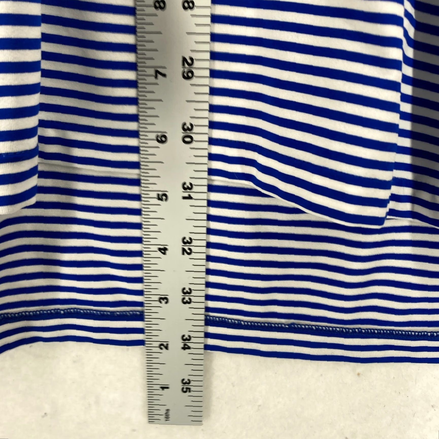 RLX Ralph Lauren RLX Ralph Lauren Polo Golf Shirt Mens M Blue Striped Collar Stretch Preppy Shirt Size US M / EU 48-50 / 2 - 5 Thumbnail