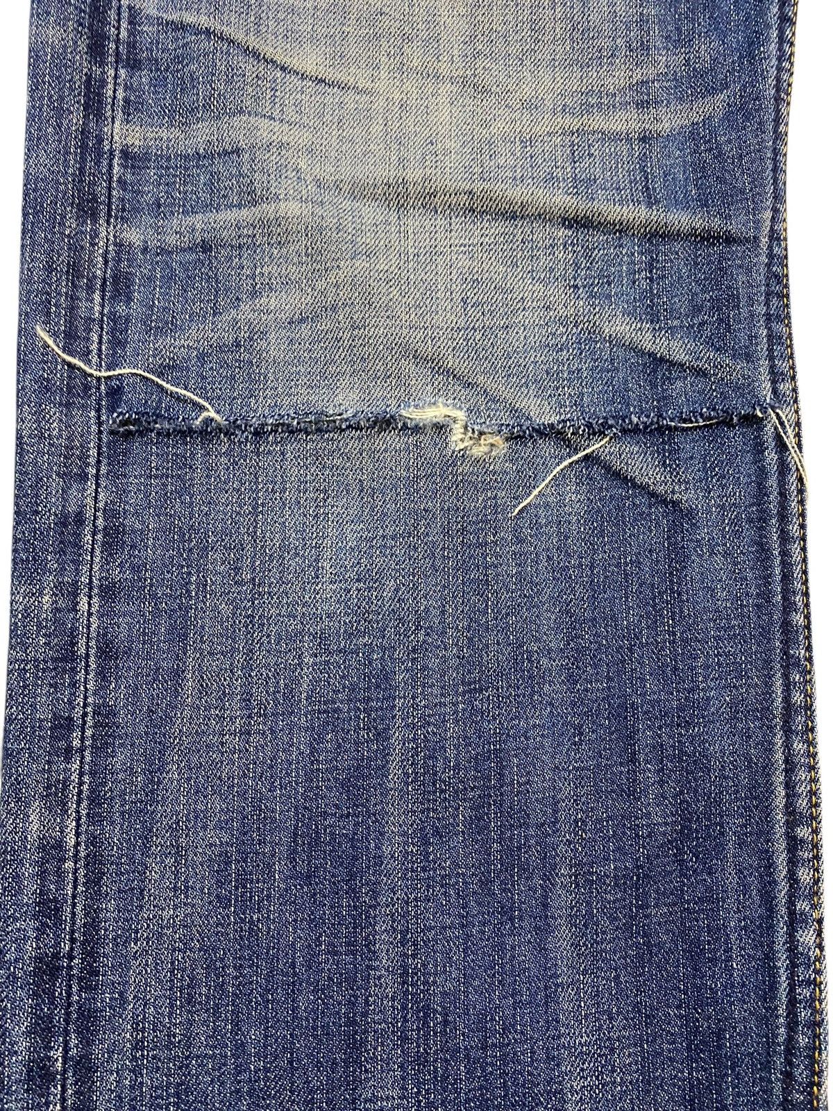 Xlarge Vintage X Large Selvedge Distressed Whisker Loose Jeans Size US 32 / EU 48 - 15 Thumbnail