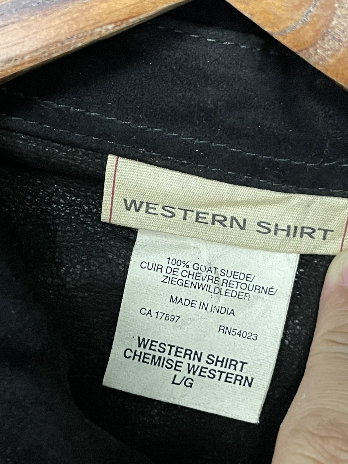Vintage Vintage Western Shirt Leather Size US L / EU 52-54 / 3 - 13 Thumbnail