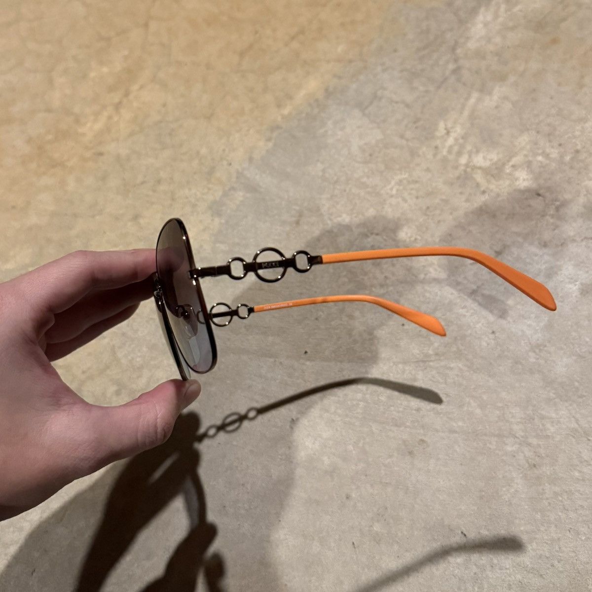 Other Emilio Pucci Butterfly Frame Gradient Lens Sunglasses Orange Size ONE SIZE - 8 Thumbnail