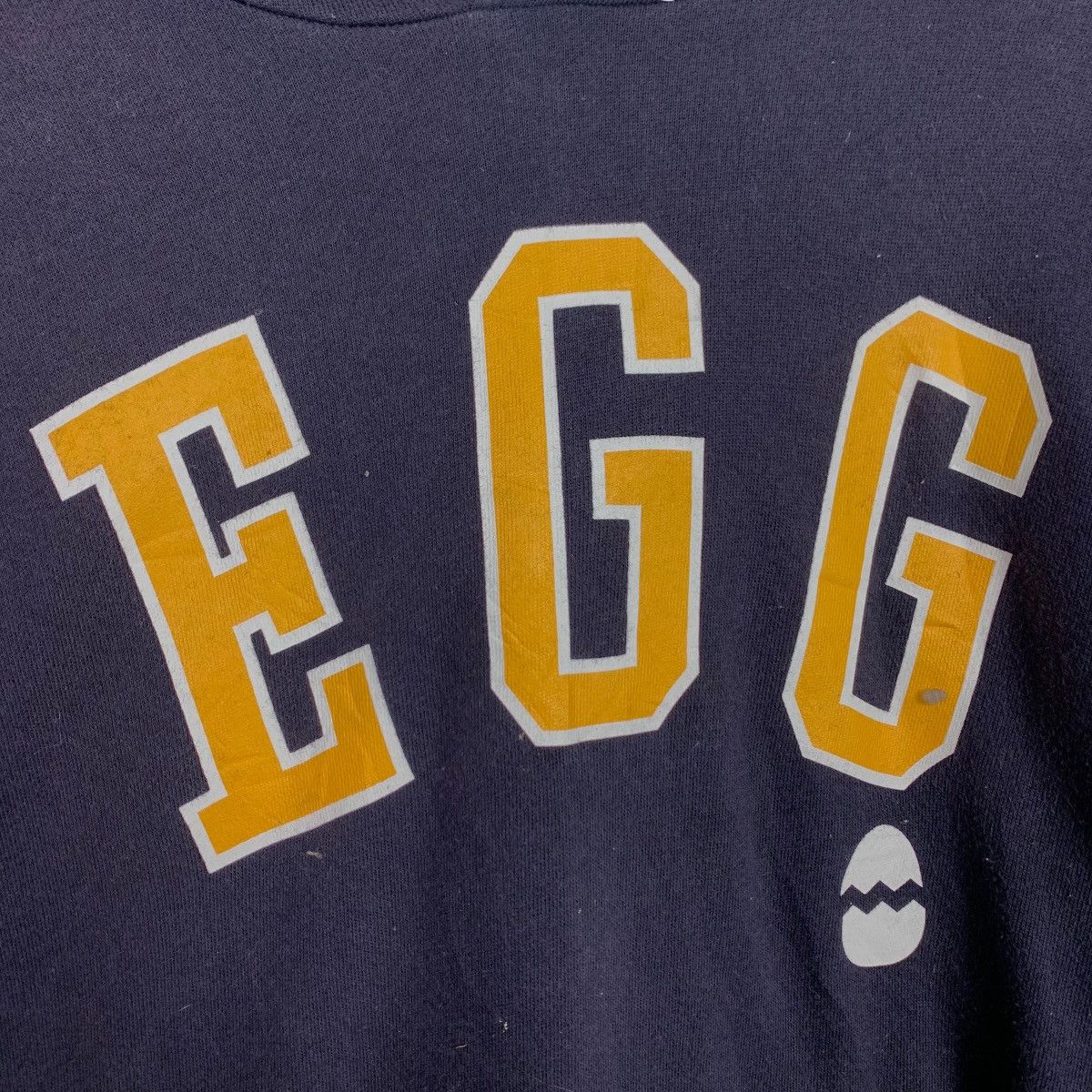 Japanese Brand EGG Big Logo Pullover Hoodies Sweatshirt #1612-C72 Size US M / EU 48-50 / 2 - 13 Thumbnail