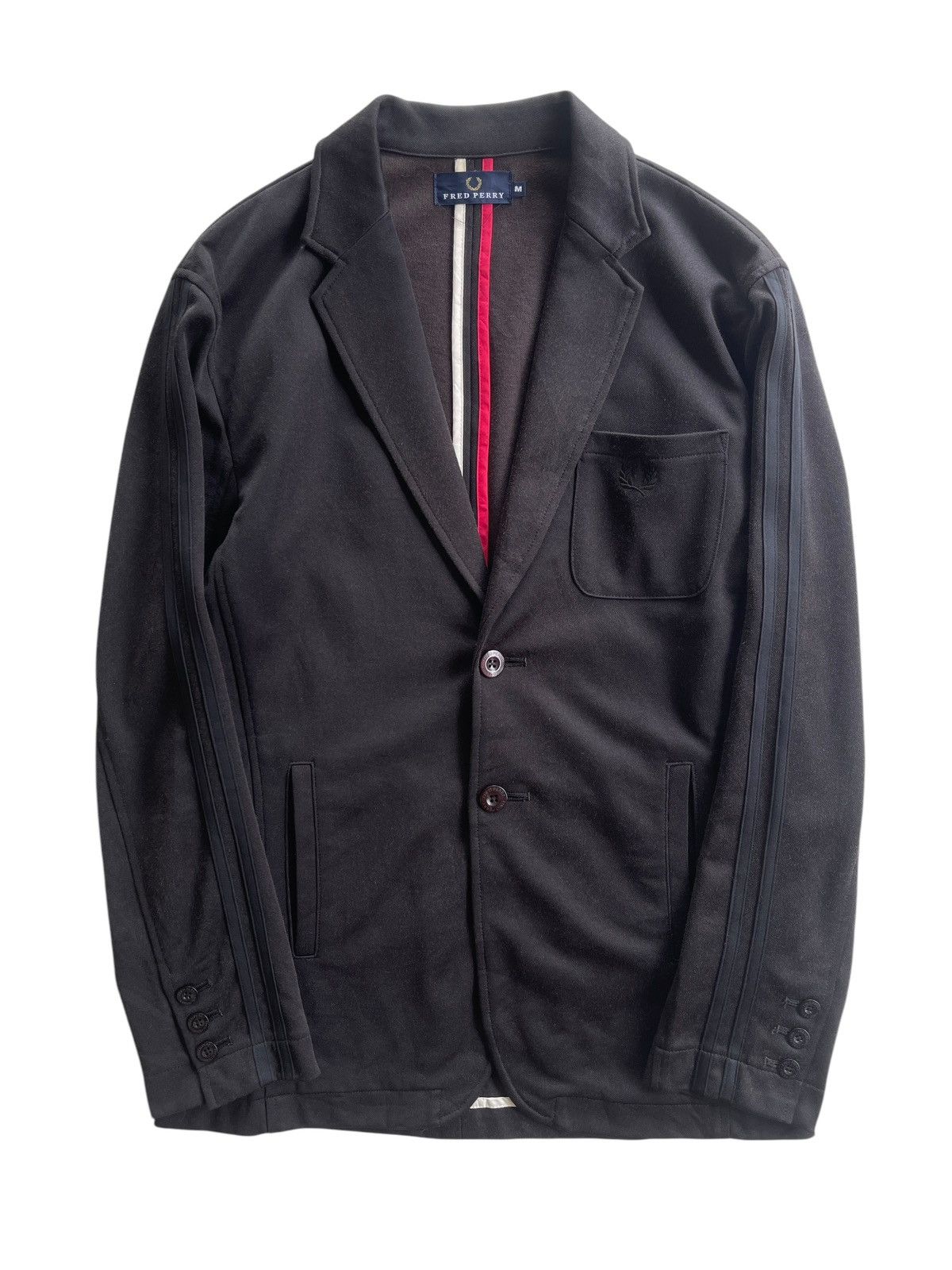 Fred Perry Black Casual Coat