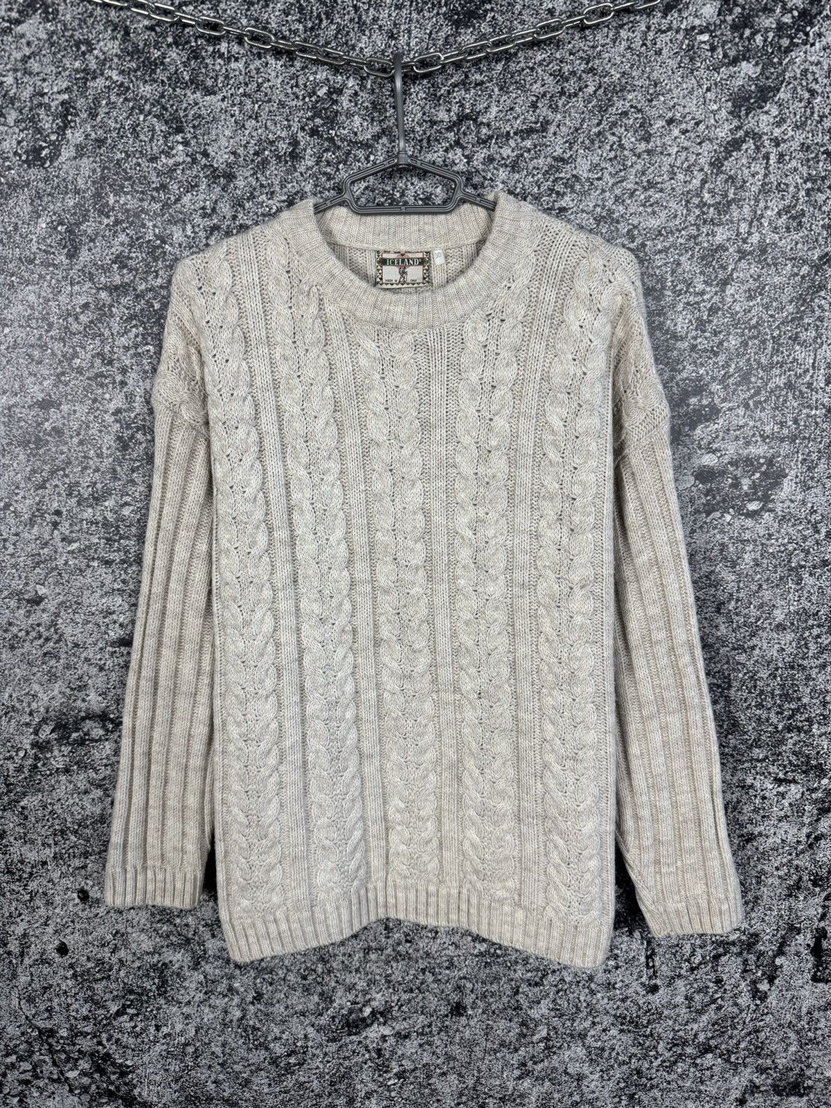 Other Iceland Cable Knit Sweater Pullower Italy Vintage Size 50 Size US XL / EU 56 / 4 - 1 Thumbnail