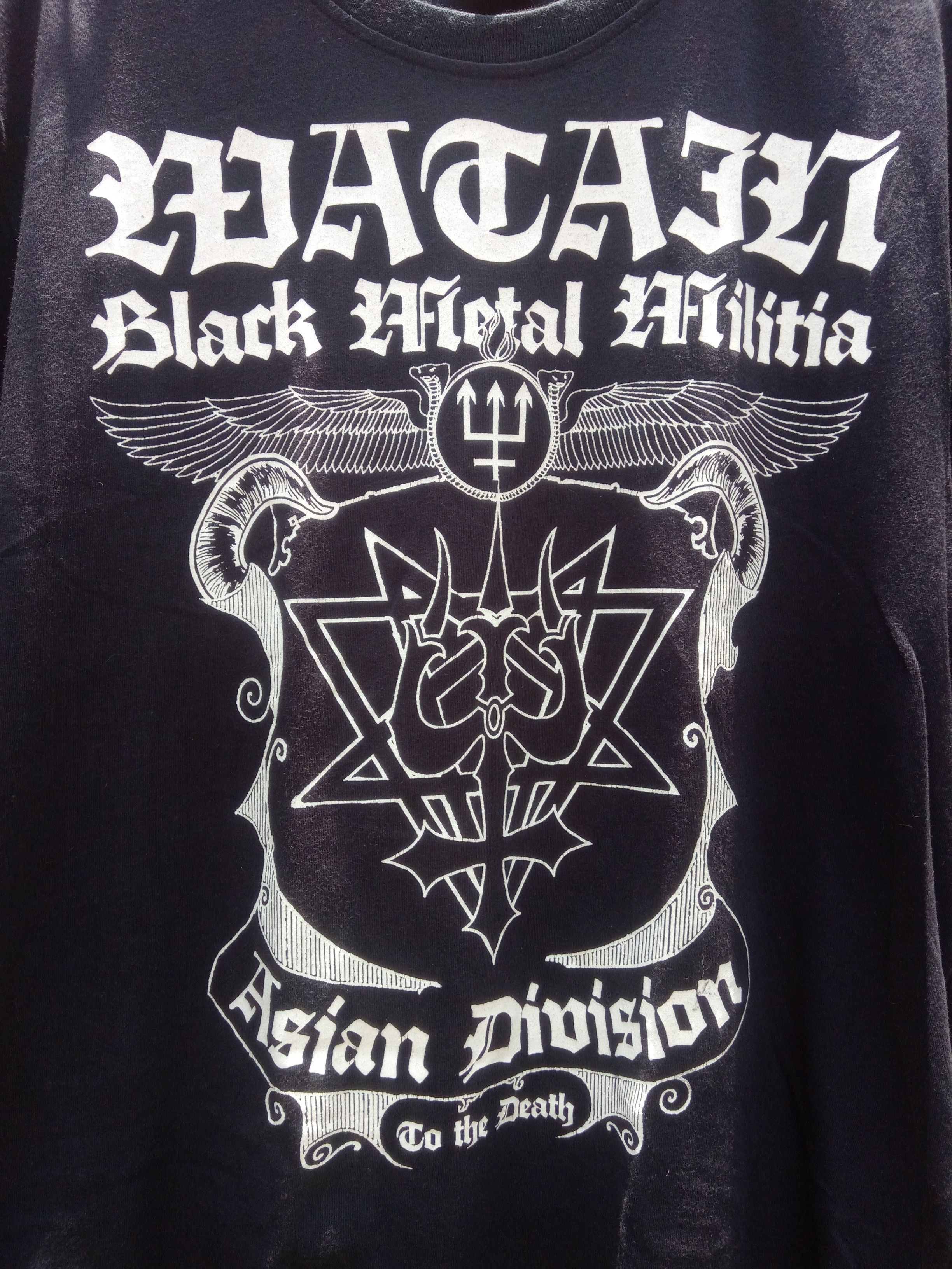 Band Tees × Vintage WATAIN black metal militia Asian division Size US XL / EU 56 / 4 - 2 Thumbnail