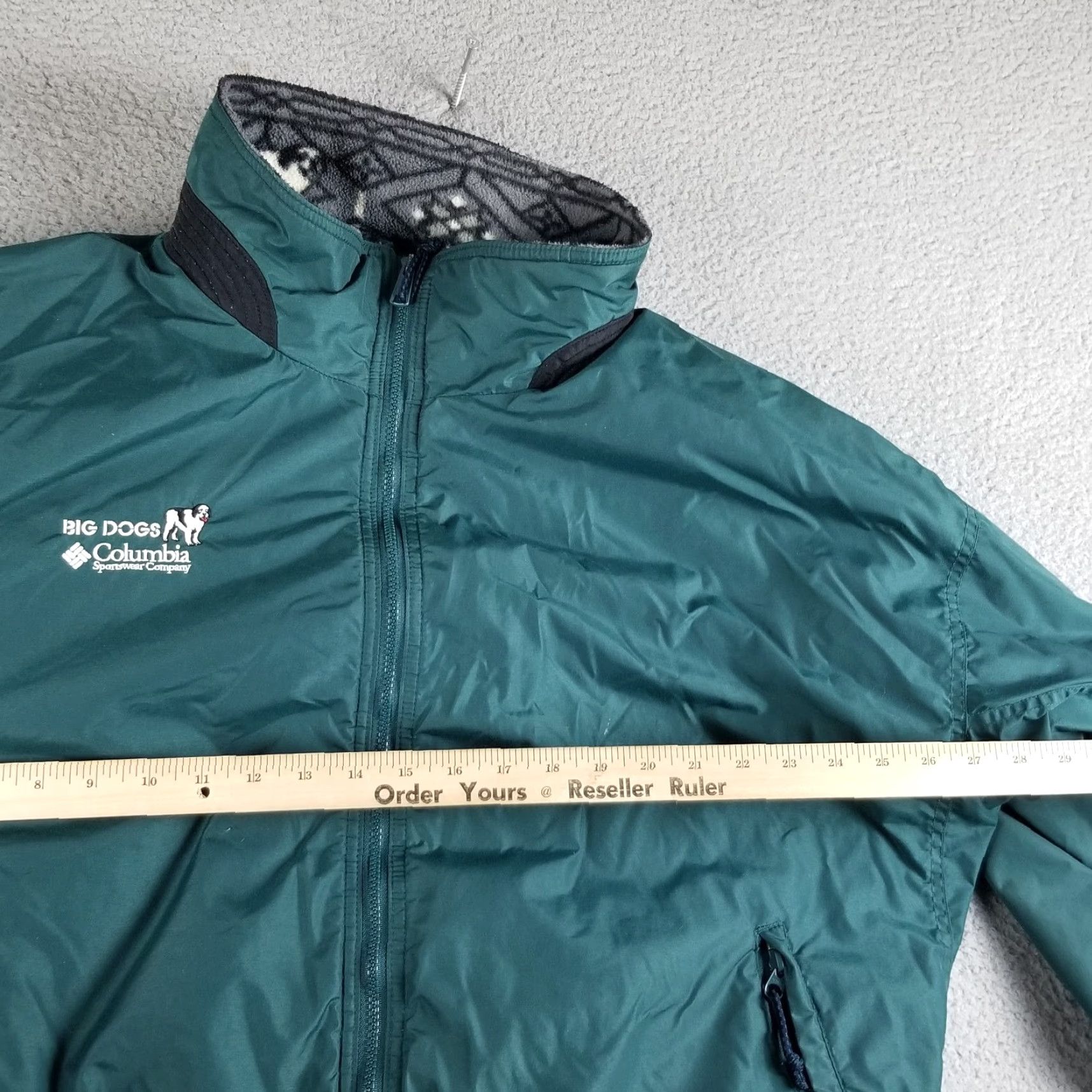 Big Dogs VINTAGE Big Dogs X Columbia Coat Mens 2XL Green Long Zip Fleece Lined Jacket Size US XXL / EU 58 / 5 - 7 Thumbnail