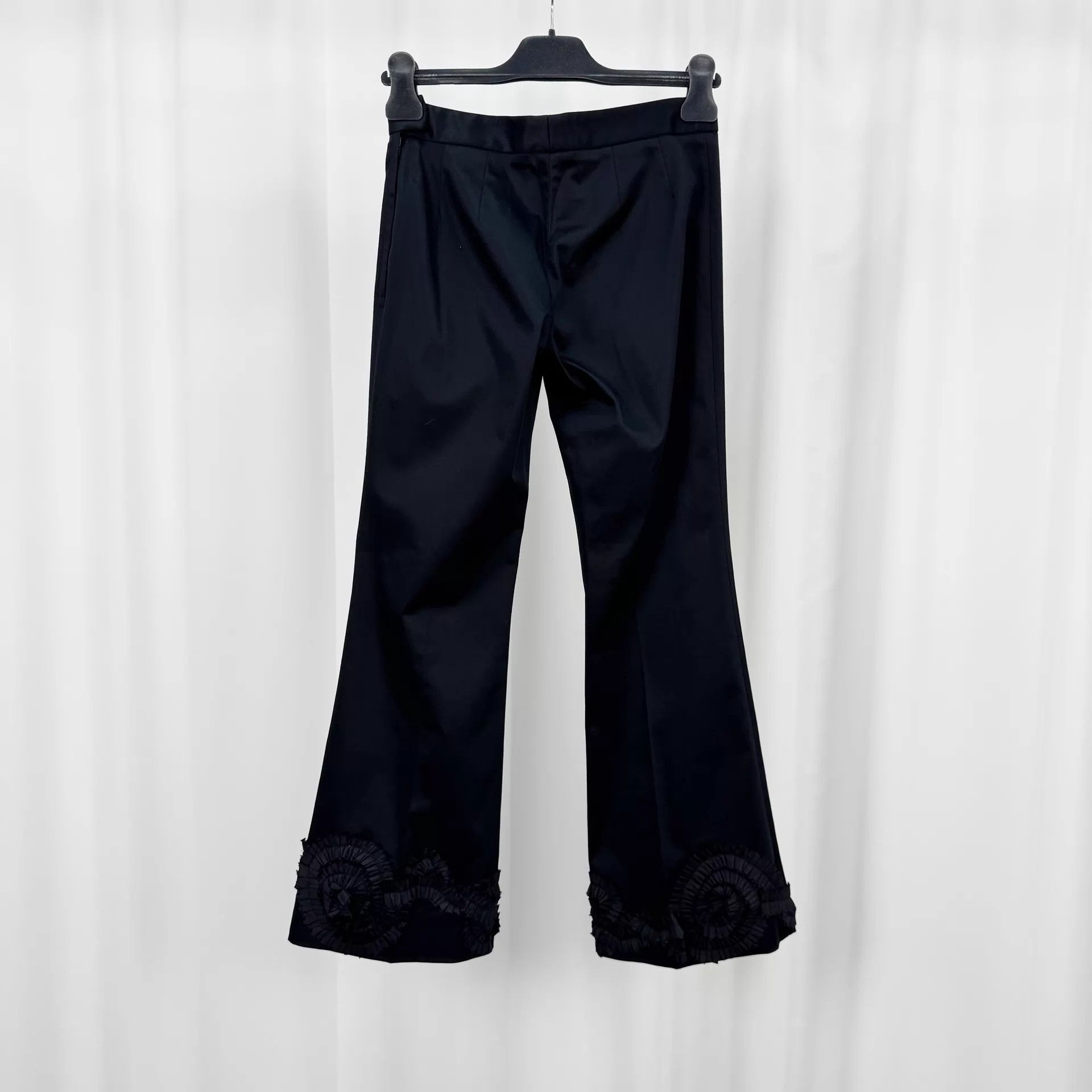 Miu Miu MIU MIU Lace-Trimmed Cuffs Casual Trousers 36 98 new Size 25" / US 0 / IT 36 - 2 Thumbnail