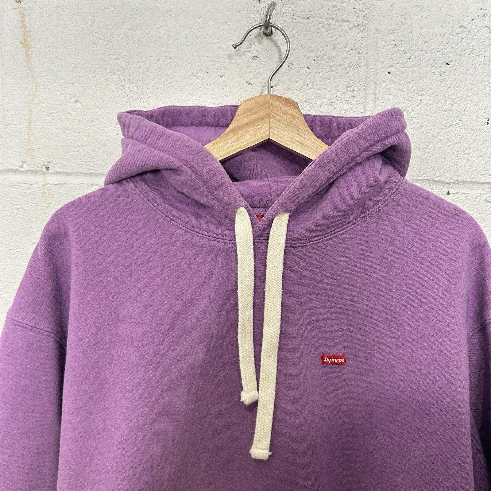 Supreme Supreme Box Logo Drawcord Hooded Sweatshirt “Purple” FW23 Size US M / EU 48-50 / 2 - 4 Thumbnail