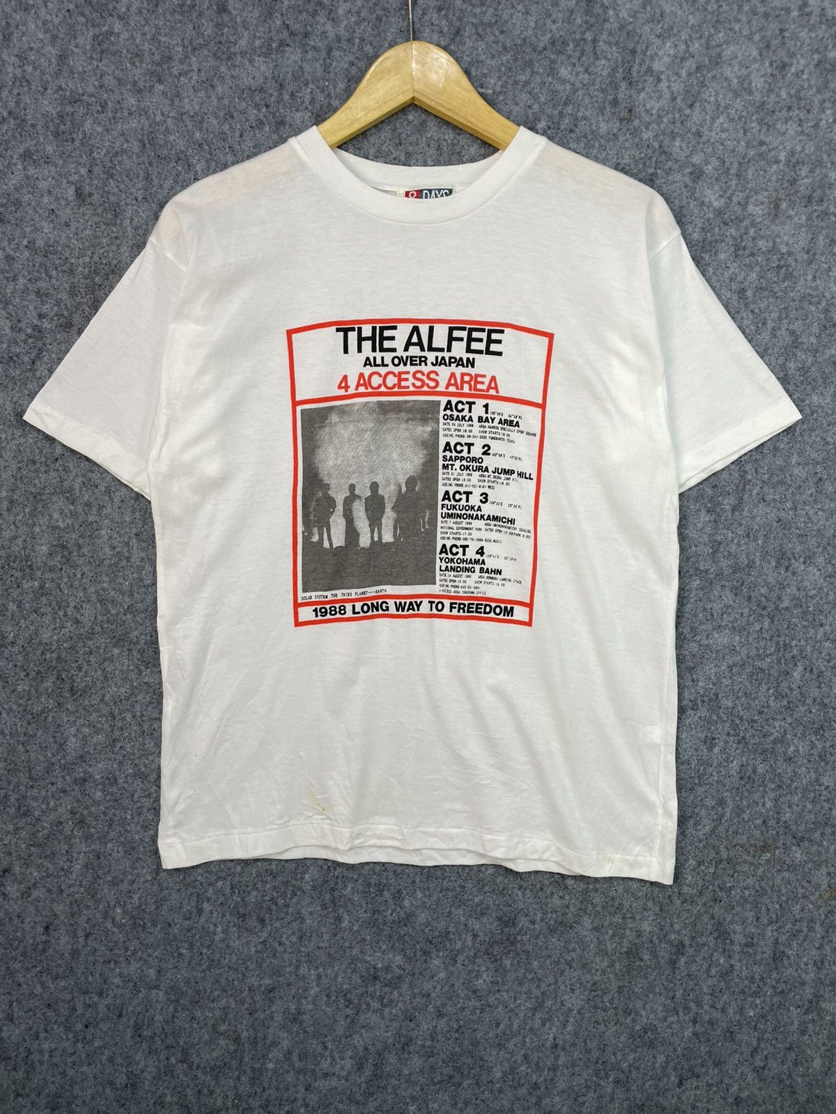 Band Tees Vintage 80s The Alfee Japan Tour T-Shirt Size US M / EU 48-50 / 2 - 1 Thumbnail