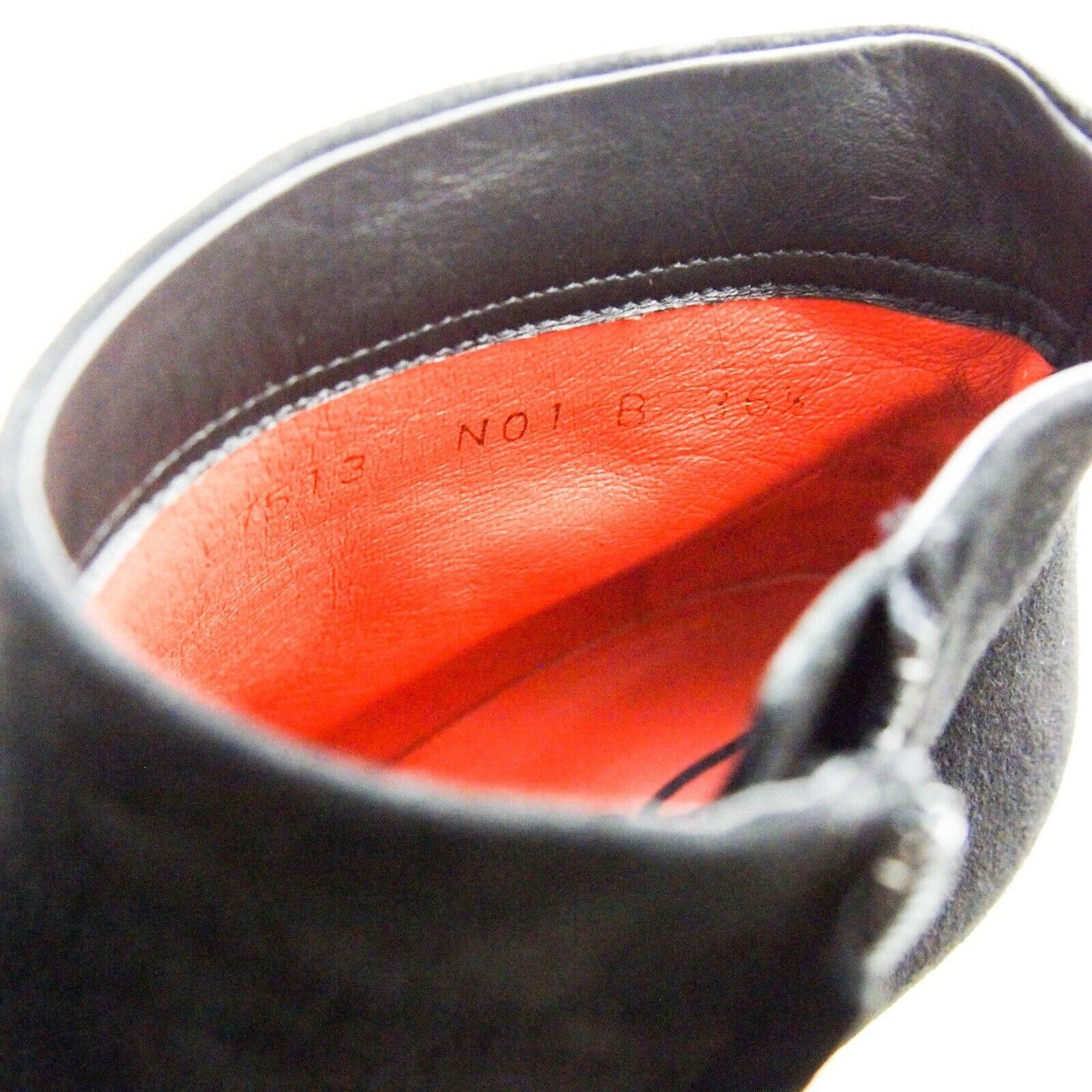 Santoni Santoni Booties Mid Heel Black Suede Size US 6.5 EU 36.5 Size US 6.5 / IT 36.5 - 8 Thumbnail