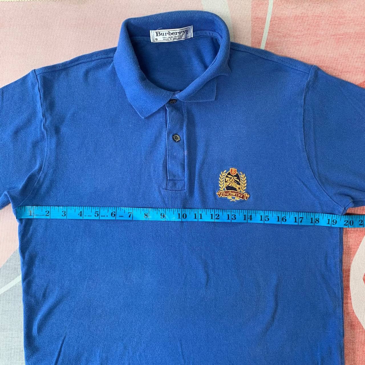 Burberry Vintage BURBERRY Polo T-shirt Size US S / EU 44-46 / 1 - 8 Thumbnail