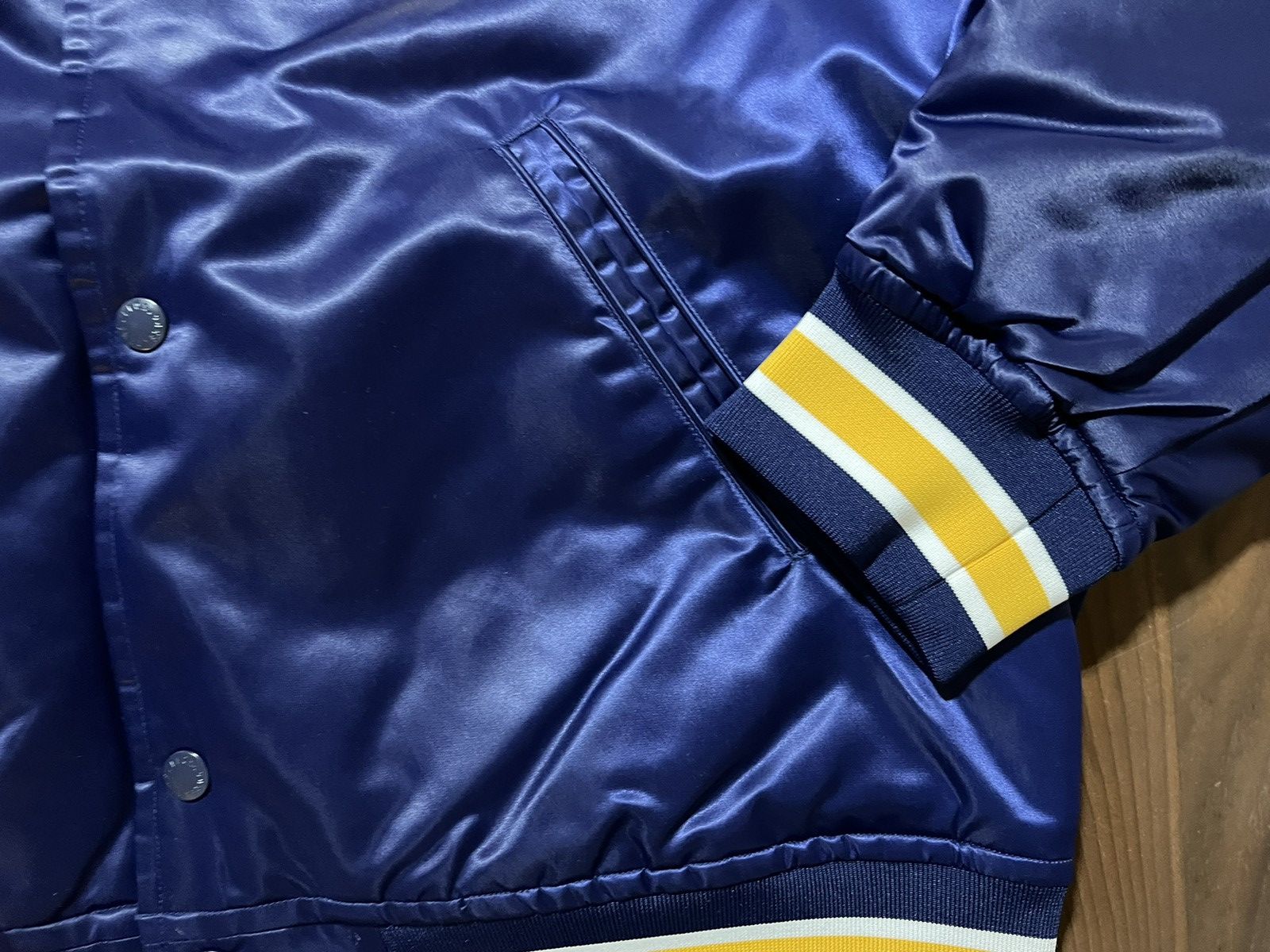 Aime Leon Dore × New Balance Aime Leon Dore ALD New Balance SONNY NY Satin Team Jacket Size US XL / EU 56 / 4 - 5 Thumbnail