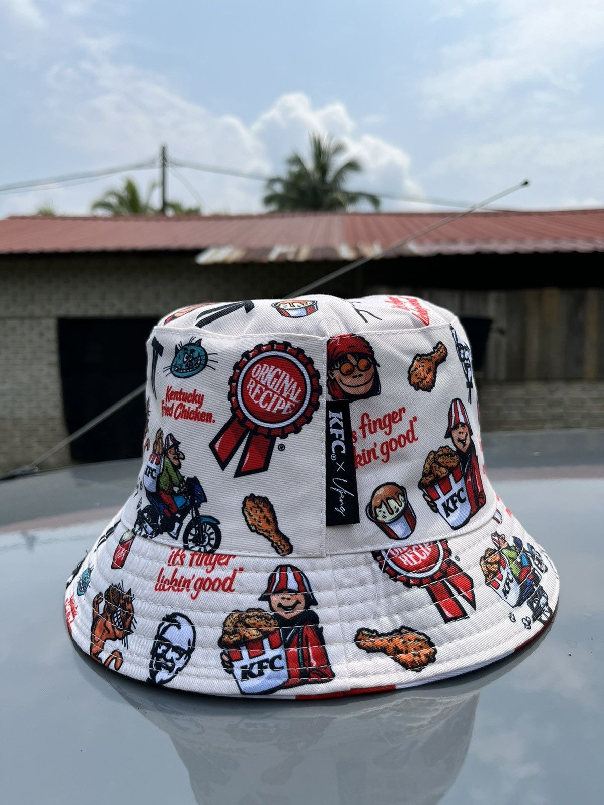 Hats 🔥RARE KFC x Ujang Reversible Bucket Hats NEW | Grailed