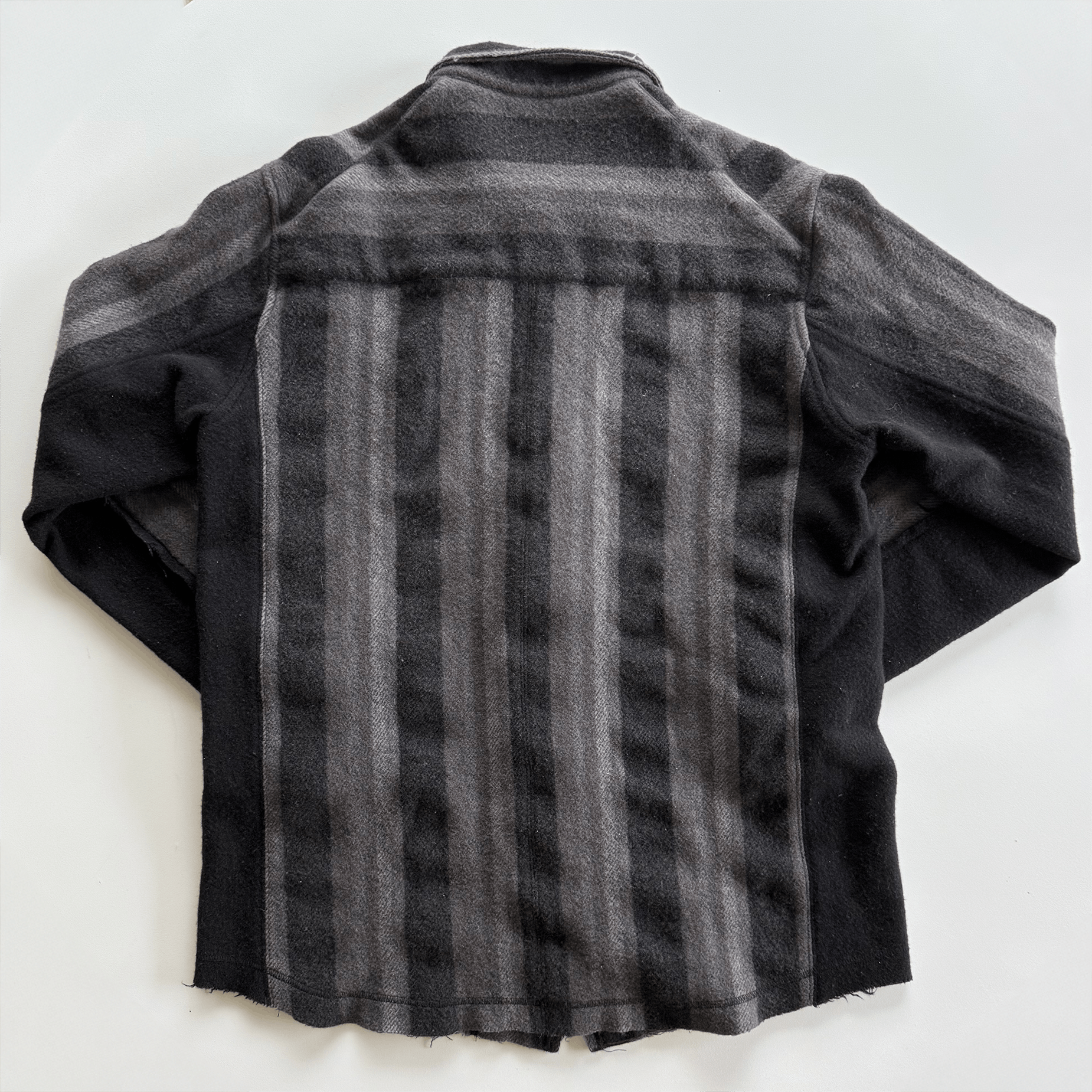 Undercover AW03 Paper Doll Hybrid Reconstructed Wool Overshirt Size US L / EU 52-54 / 3 - 4 Thumbnail