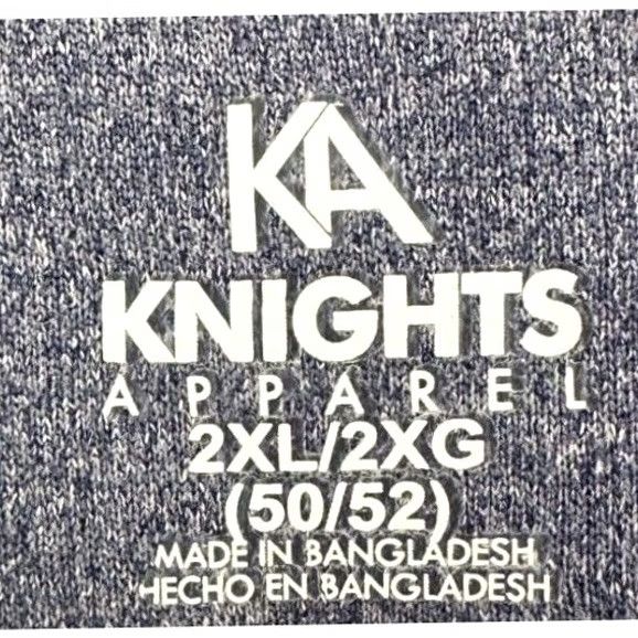 Vintage Knights Apparel Shirt Adult 2XL 50-52 Blue Michigan Wolverines Quarter Zip Mens Shirt Size US XXL / EU 58 / 5 - 4 Thumbnail