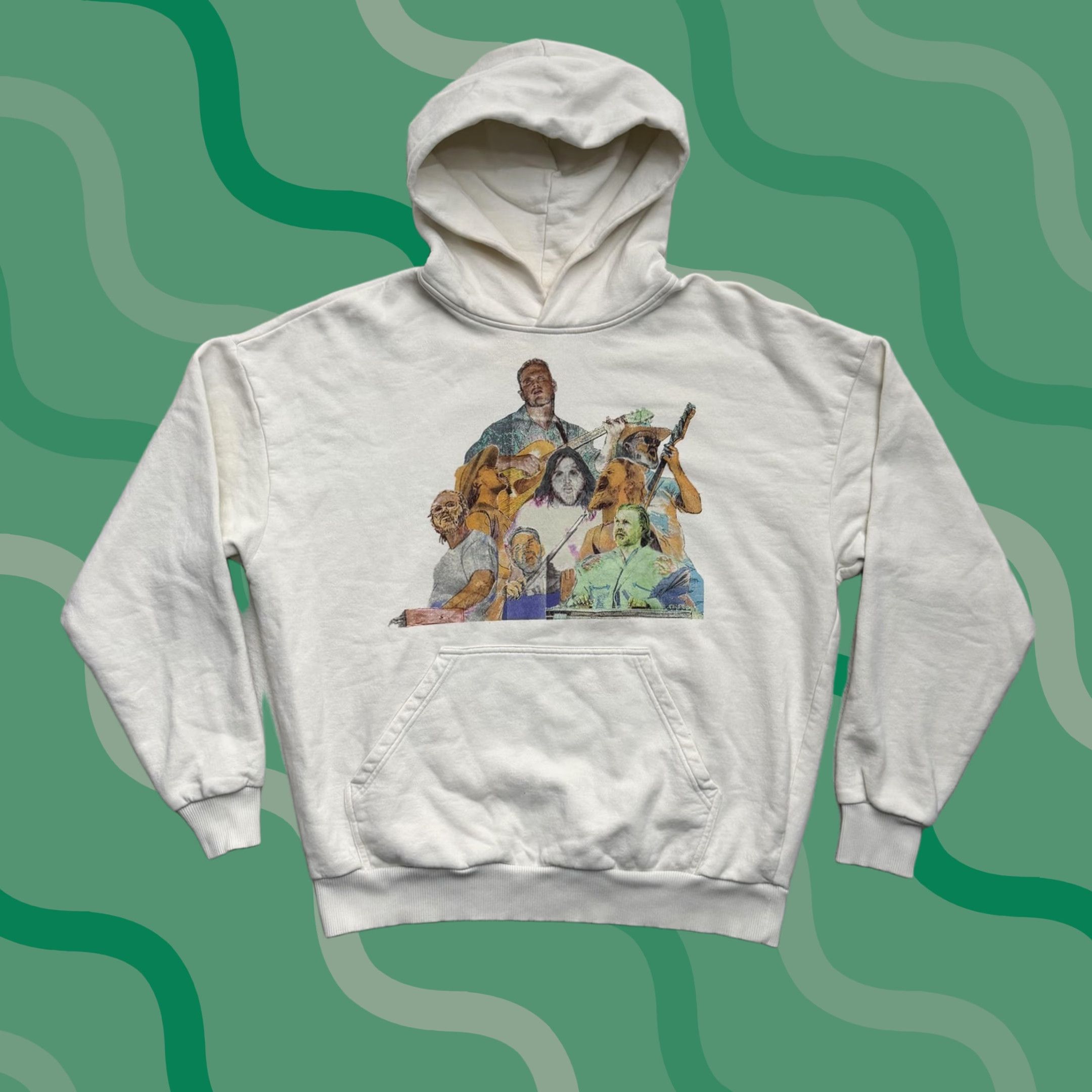 Vintage Zach Bryan Sweater Hoodie Mens Small White Quittin Time Tour Fleece Graphic Size US S / EU 44-46 / 1 - 1 Thumbnail