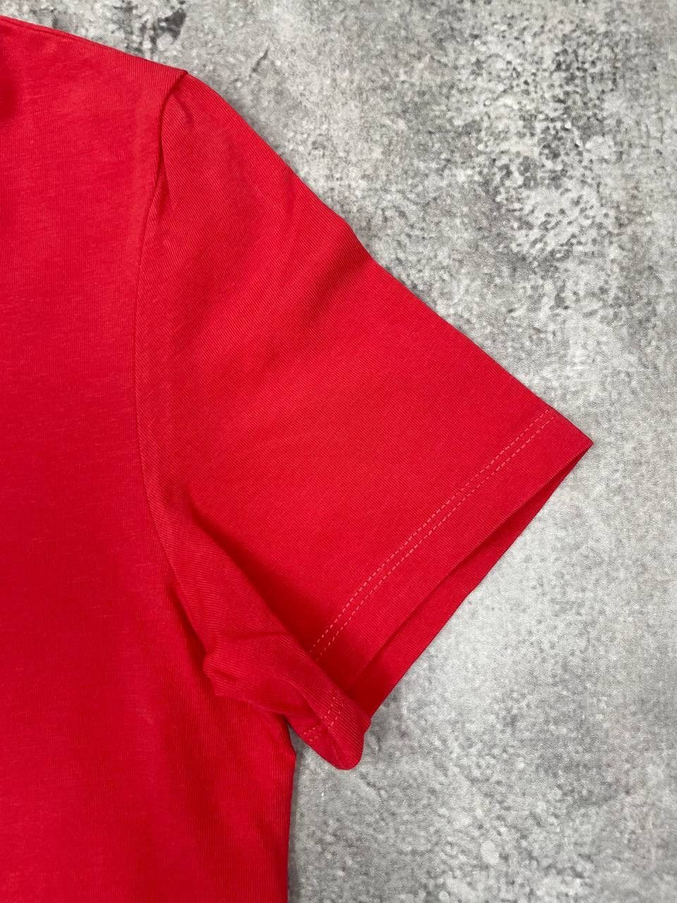 Weekend Max Mara Max Mara Weekend Women T-Shirt Red Short Sleeve Basic Top Size S / US 4 / IT 40 - 4 Thumbnail