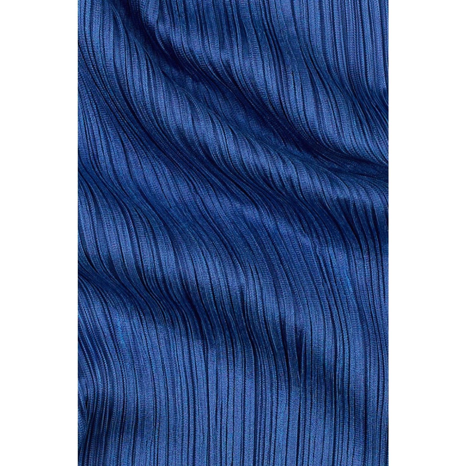 Issey Miyake Pleats Please Blue Long Sleeve Top Size L / US 10 / IT 46 - 3 Thumbnail