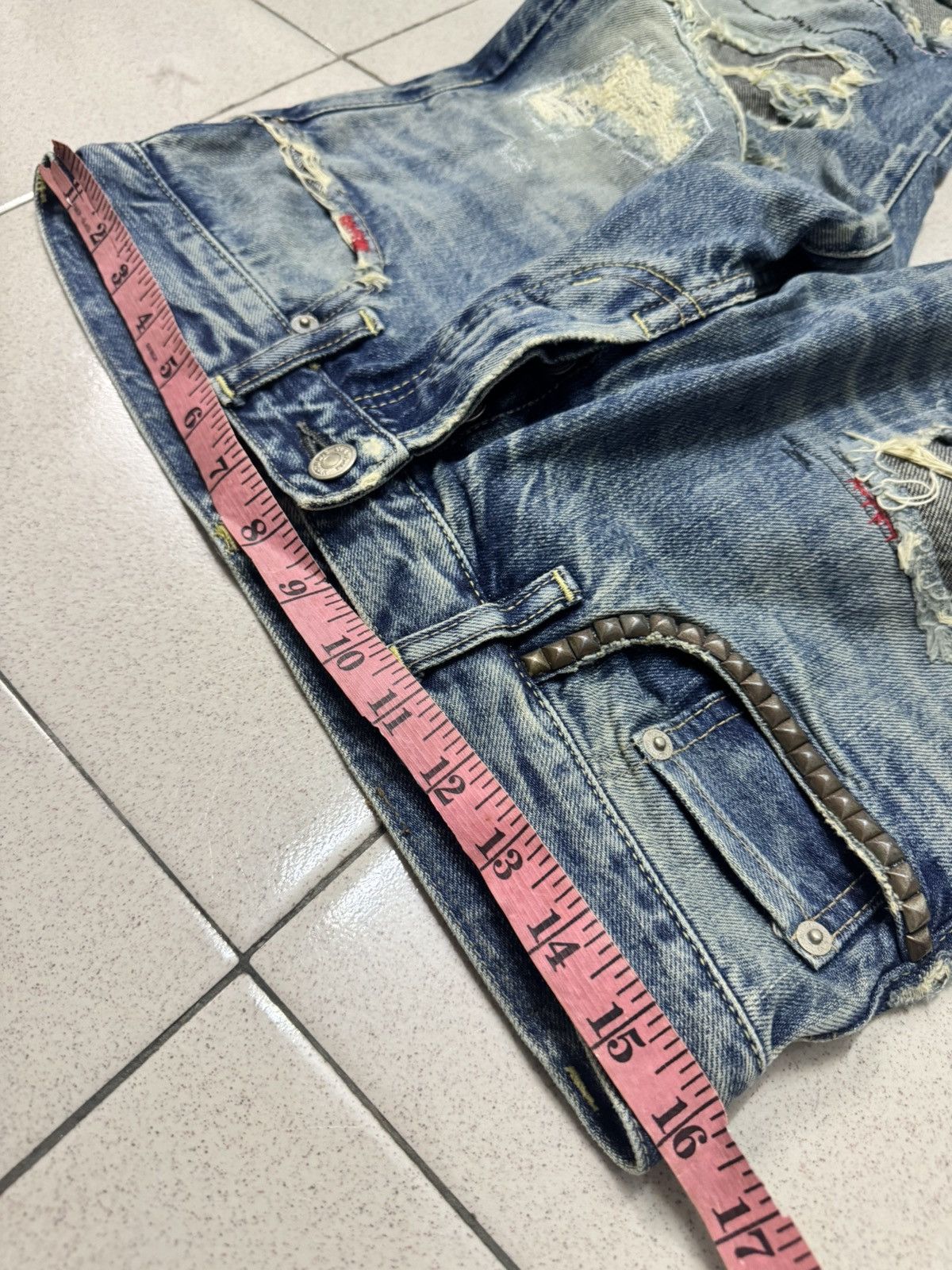 Hysteric Glamour HYSTERIC GLAMOUR DESTROYED JEANS SIZE 30 Size US 30 / EU 46 - 8 Thumbnail